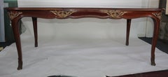 Gilded French Empire Dinning Table with One Extension