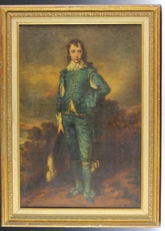 Oil Painting Blue Boy after Gainsborough by Robert Crozier