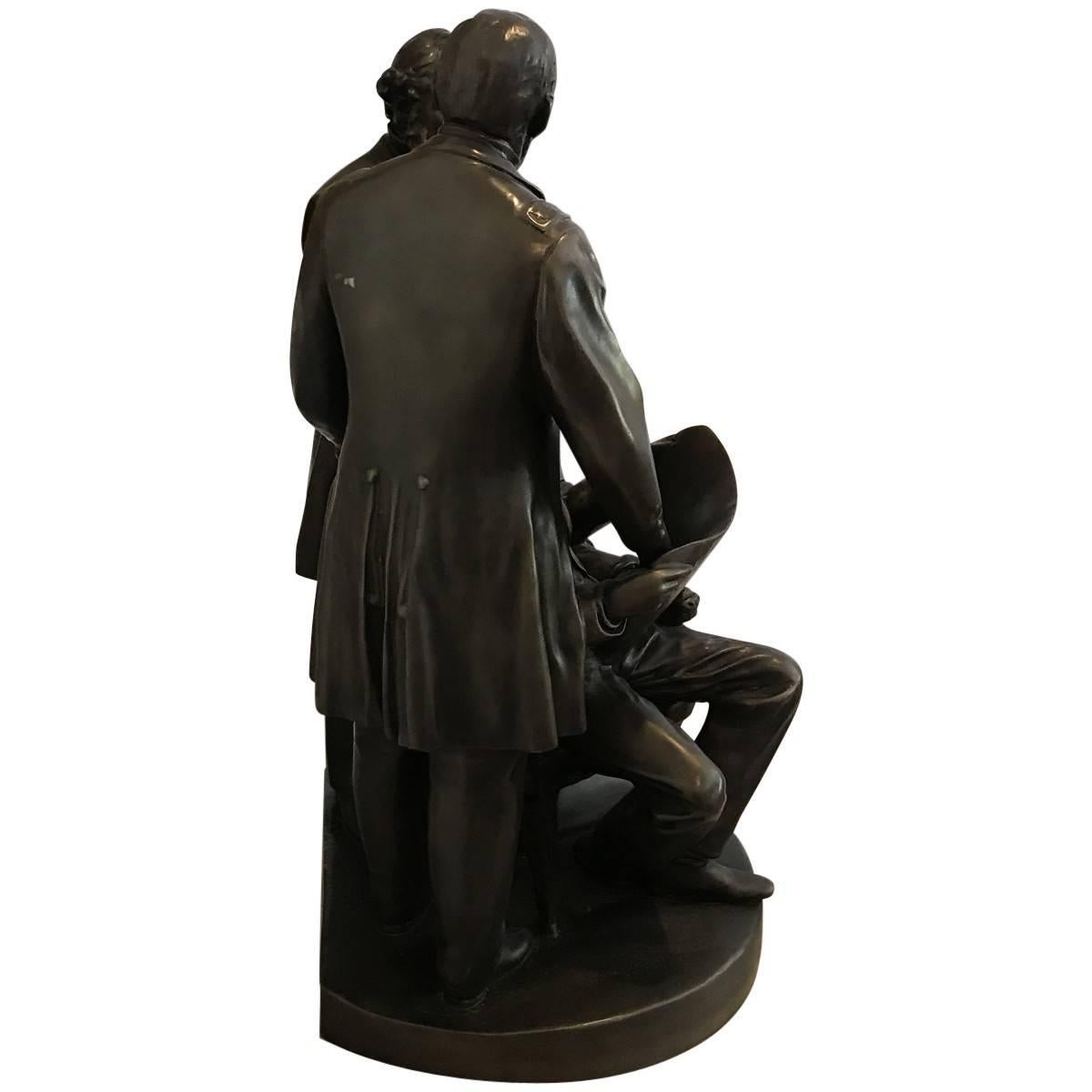 Council of War Bronze Sculptor by John Rogers 2