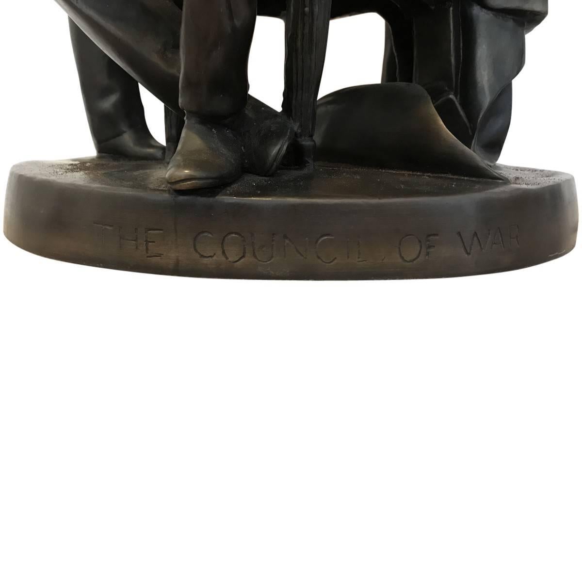 Council of War Bronze Sculptor by John Rogers 1