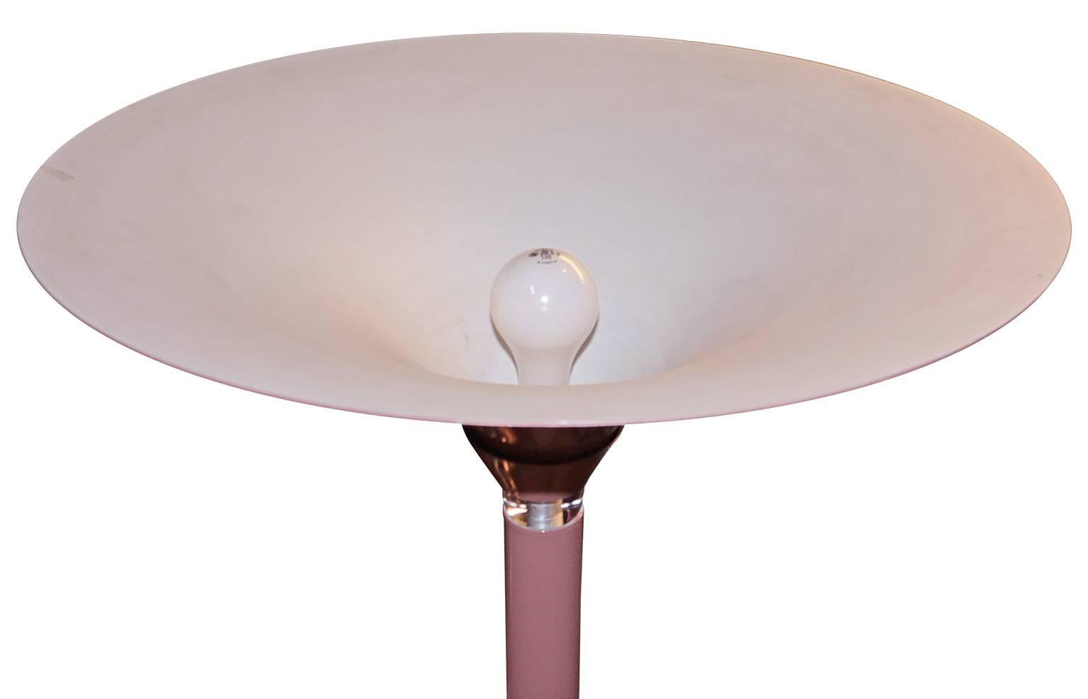 Mid-Century Modern Mid-Century Tall and Slender Rose Pedal Floor Lamp