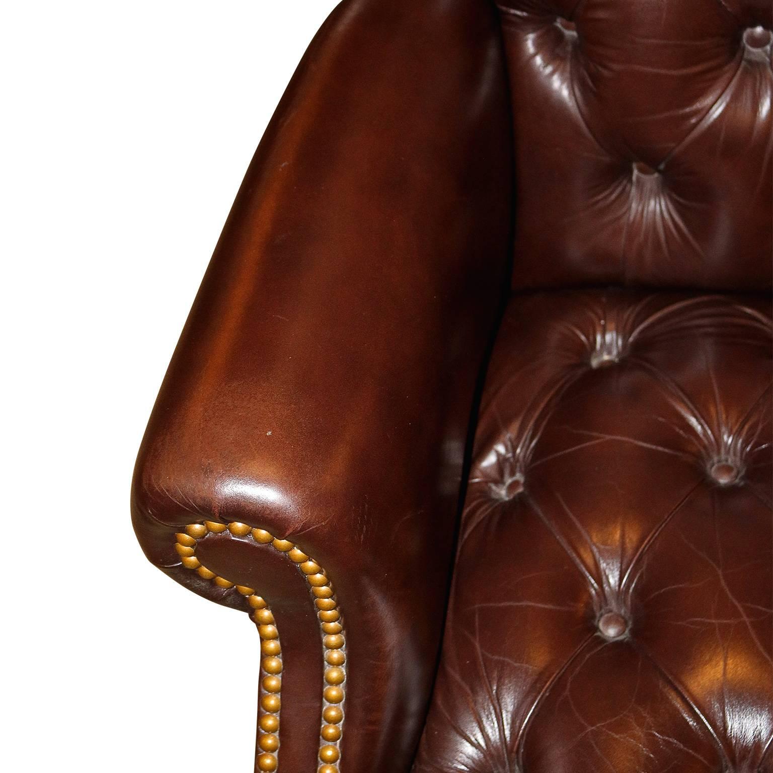 cabot wrenn leather chair