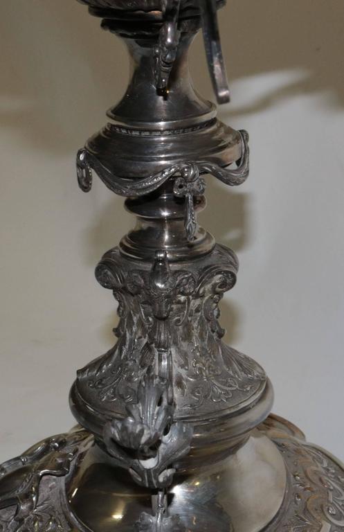 19th Century English Silver Centrepiece For Sale at 1stDibs