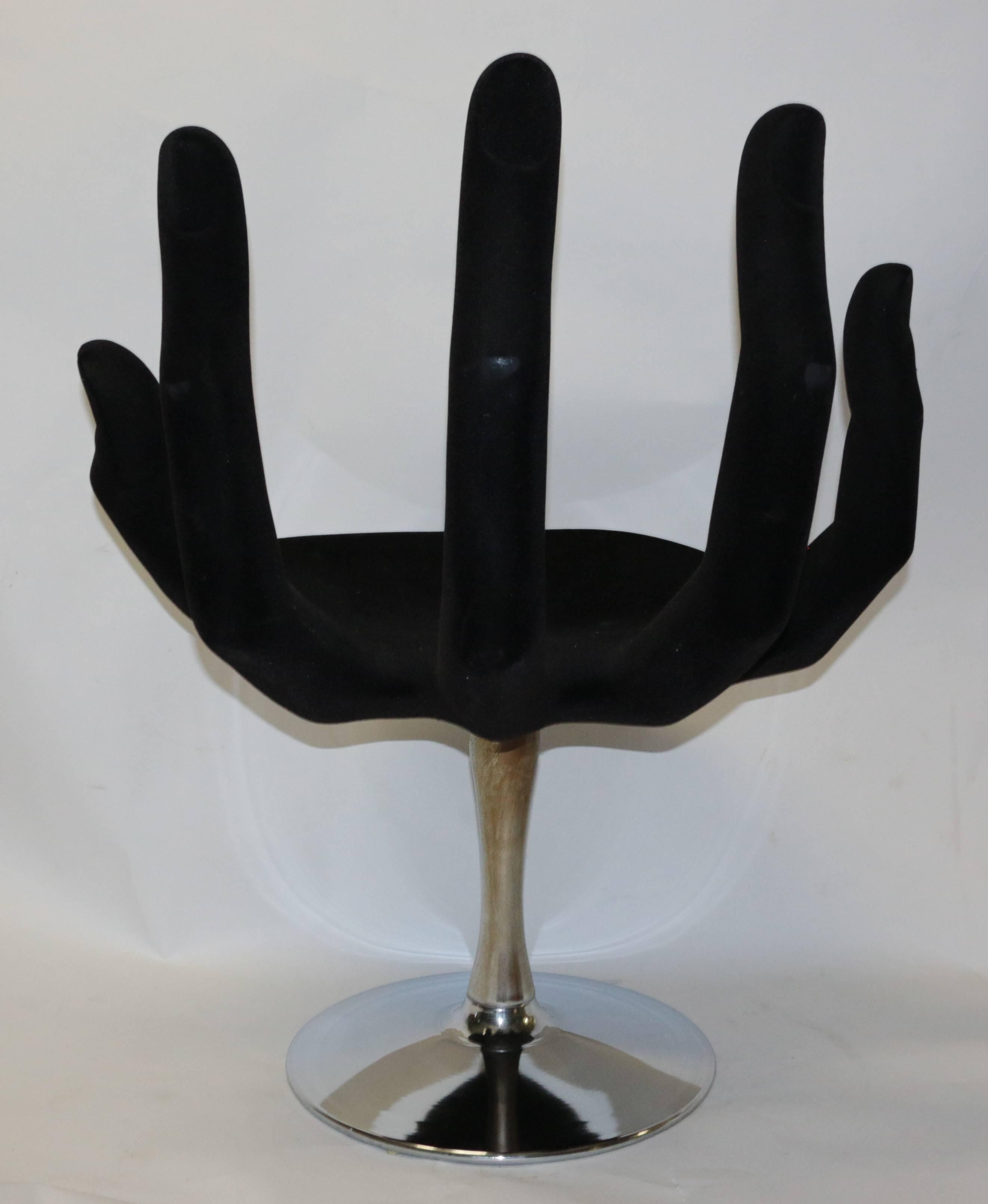 Italian Mid-Century Hand Chair in the Manor of Pedro Friedeberg