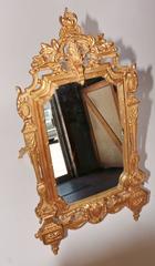 19th Century French Gilt Framed Mirror