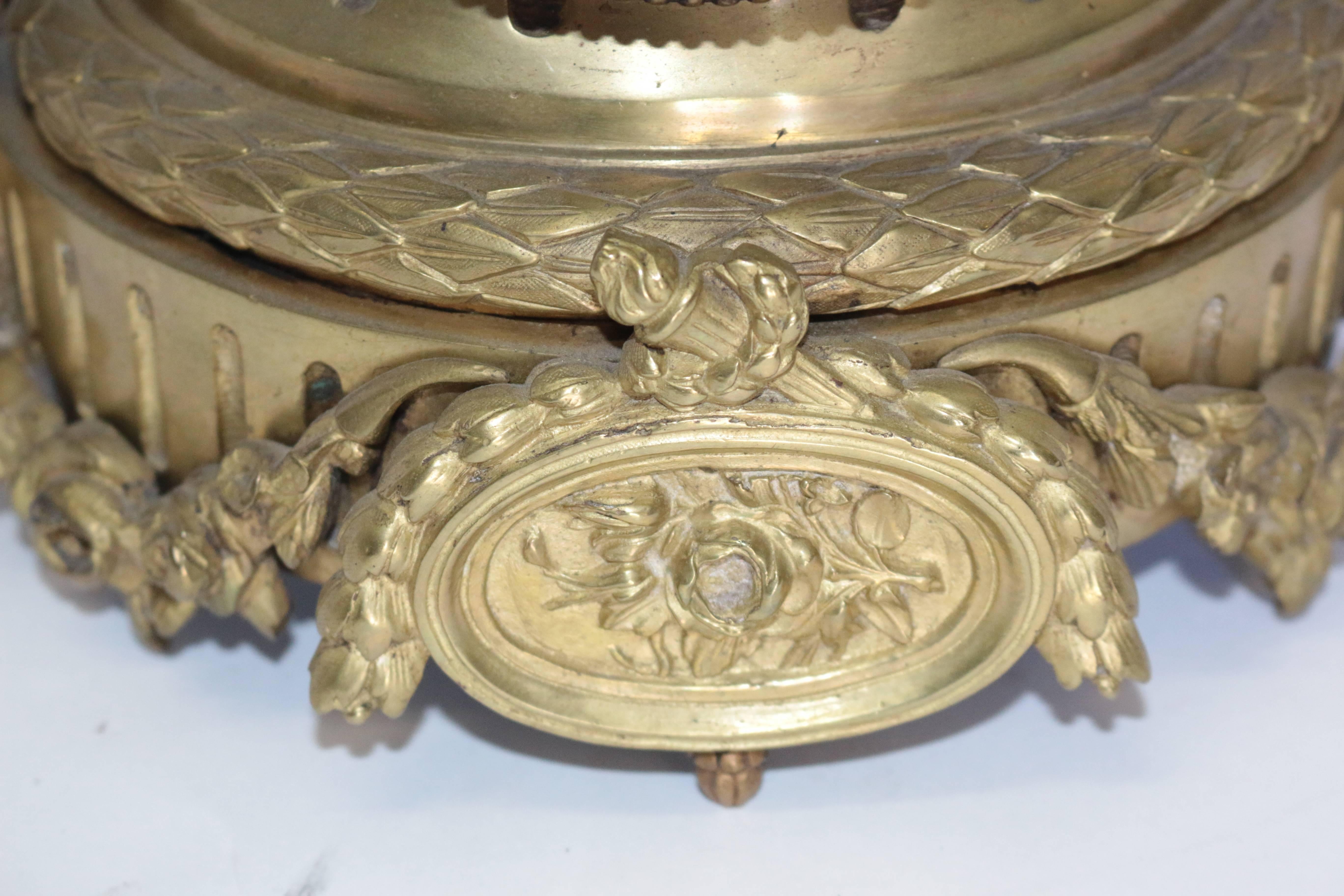 Napoleon III Tiffany & Co. 19th Century Bronze Mantel Clock For Sale