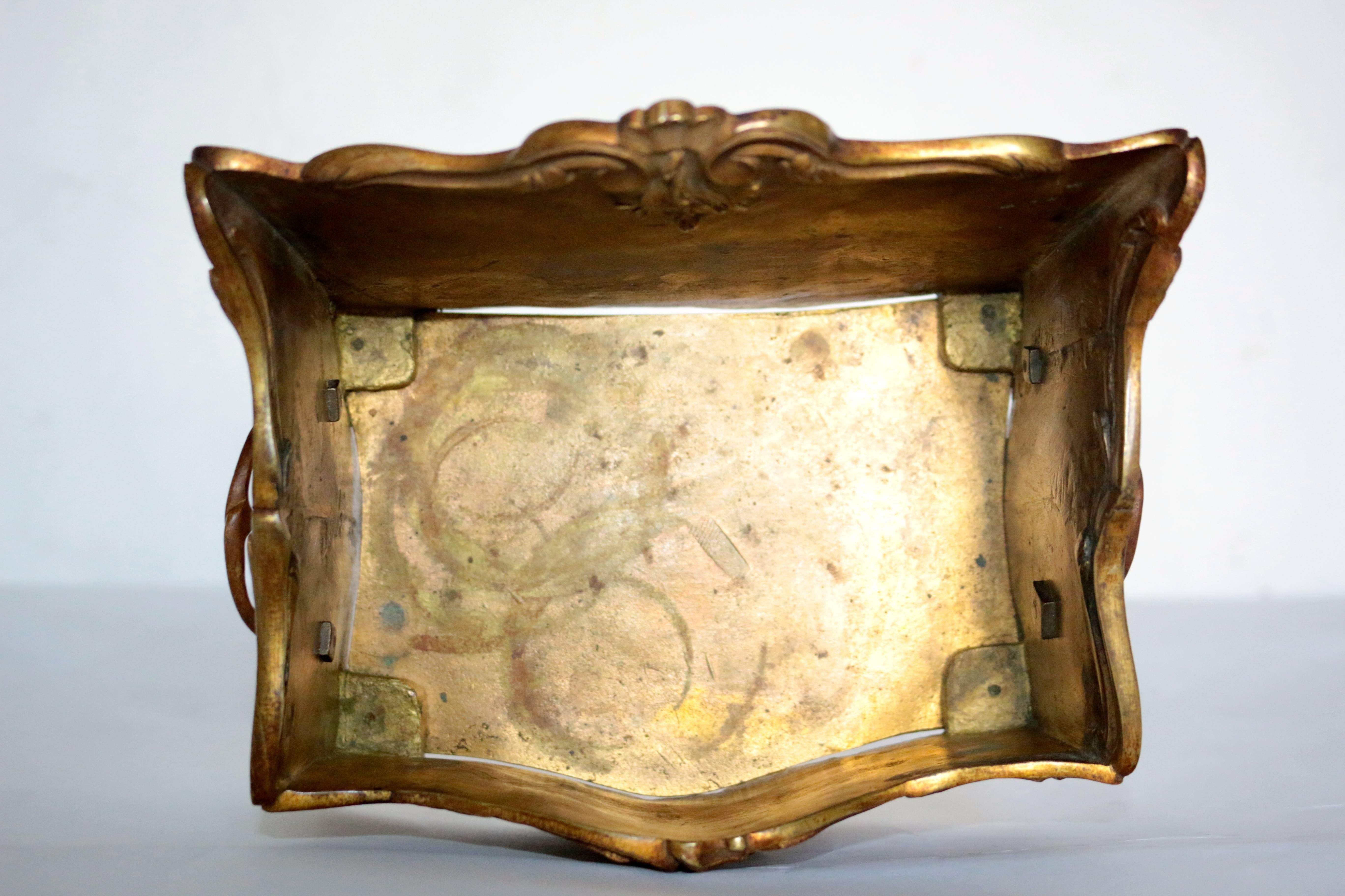 19th Century French Decorated Gilt Bronze Box 2