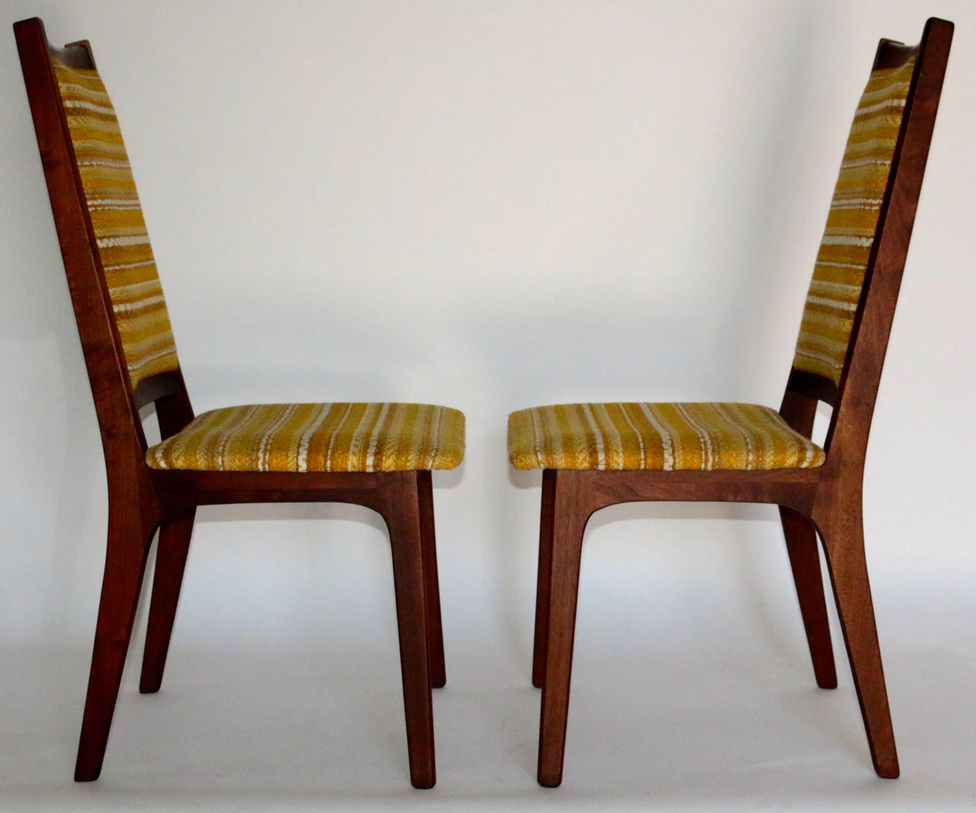 Hand-Crafted Mid-Century Modern Danish Set of Eight Dinning Table Chairs