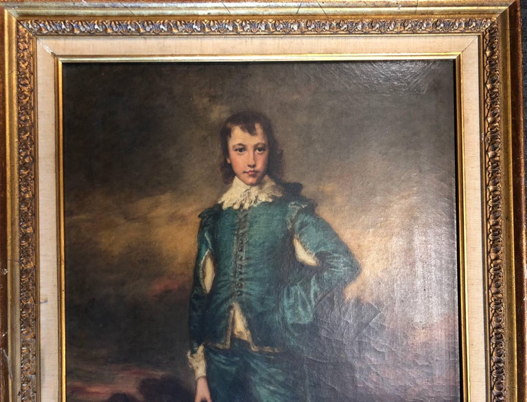 Oil Painting Blue Boy after Gainsborough by Robert Crozier ...