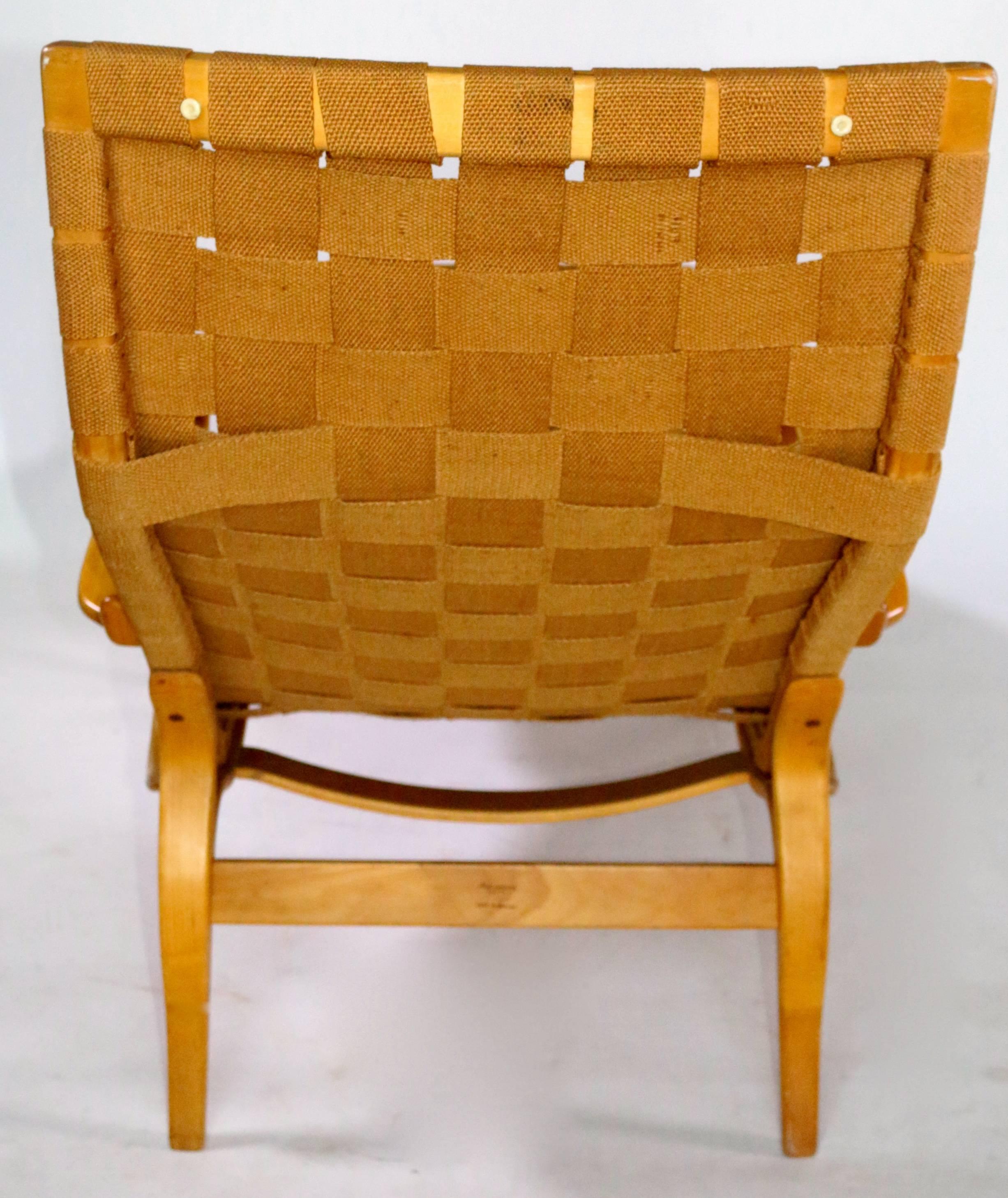 Mid-Century Modern Lounge Chair by Bruno Mathsson 1