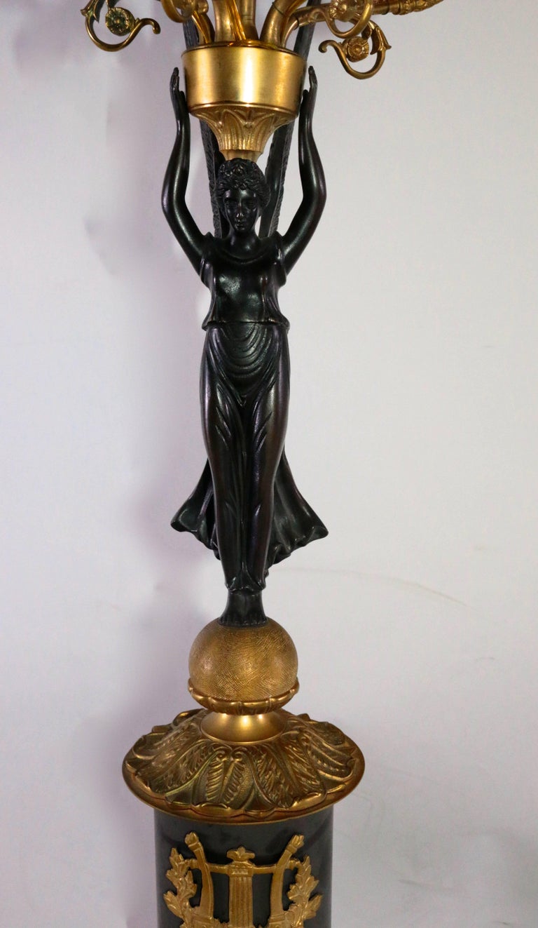 Tommy Hilfiger Private Collection, Pair of Empire Gilded Bronze Table