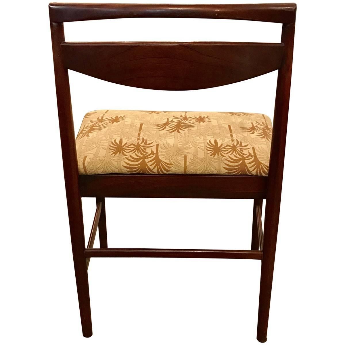 Italian Dinning Chairs by Mid-Century Modern Designer AH McIntosh, Rosewood