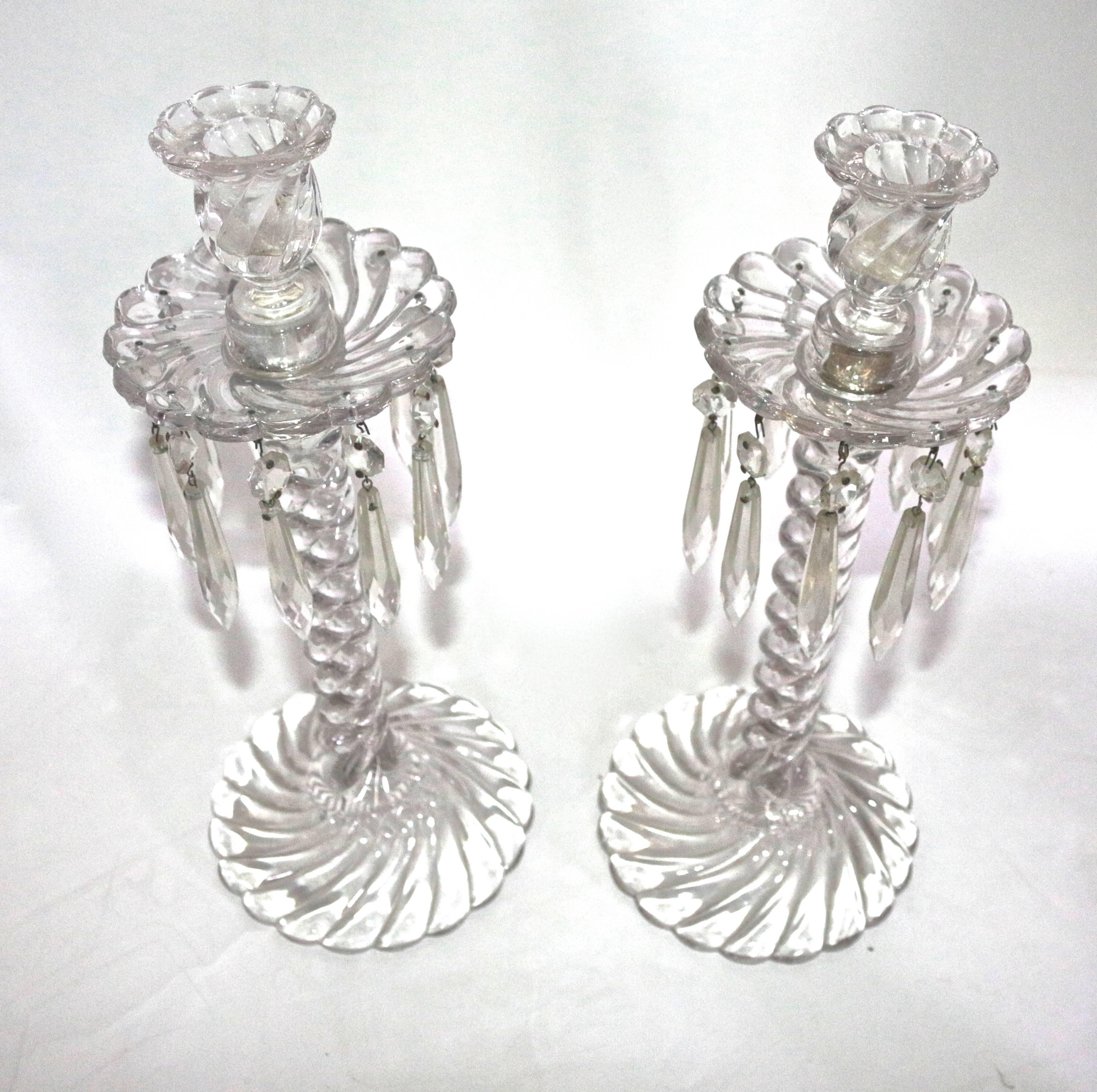 baccarat crystal candlesticks