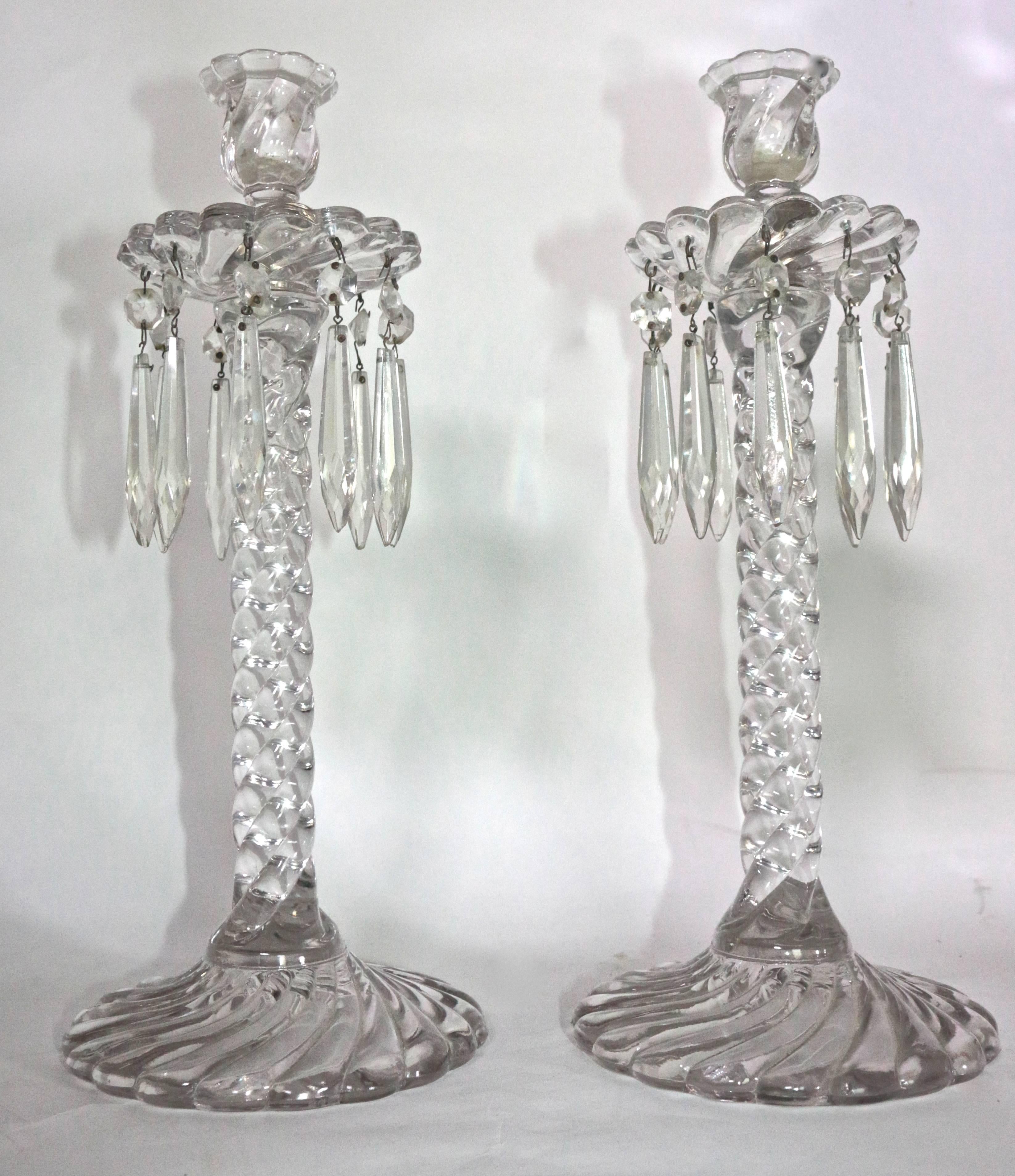 baccarat candlesticks for sale
