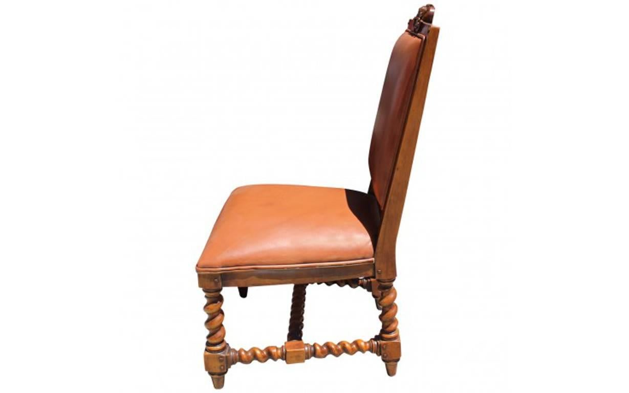 Modern Ralph Lauren Set of Four Baroque Style Side Chairs