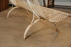 1940s French Iron Park Bench