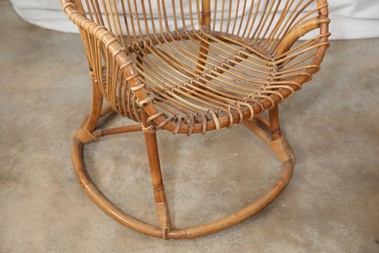 Pair of Vintage Rattan Chairs at 1stDibs