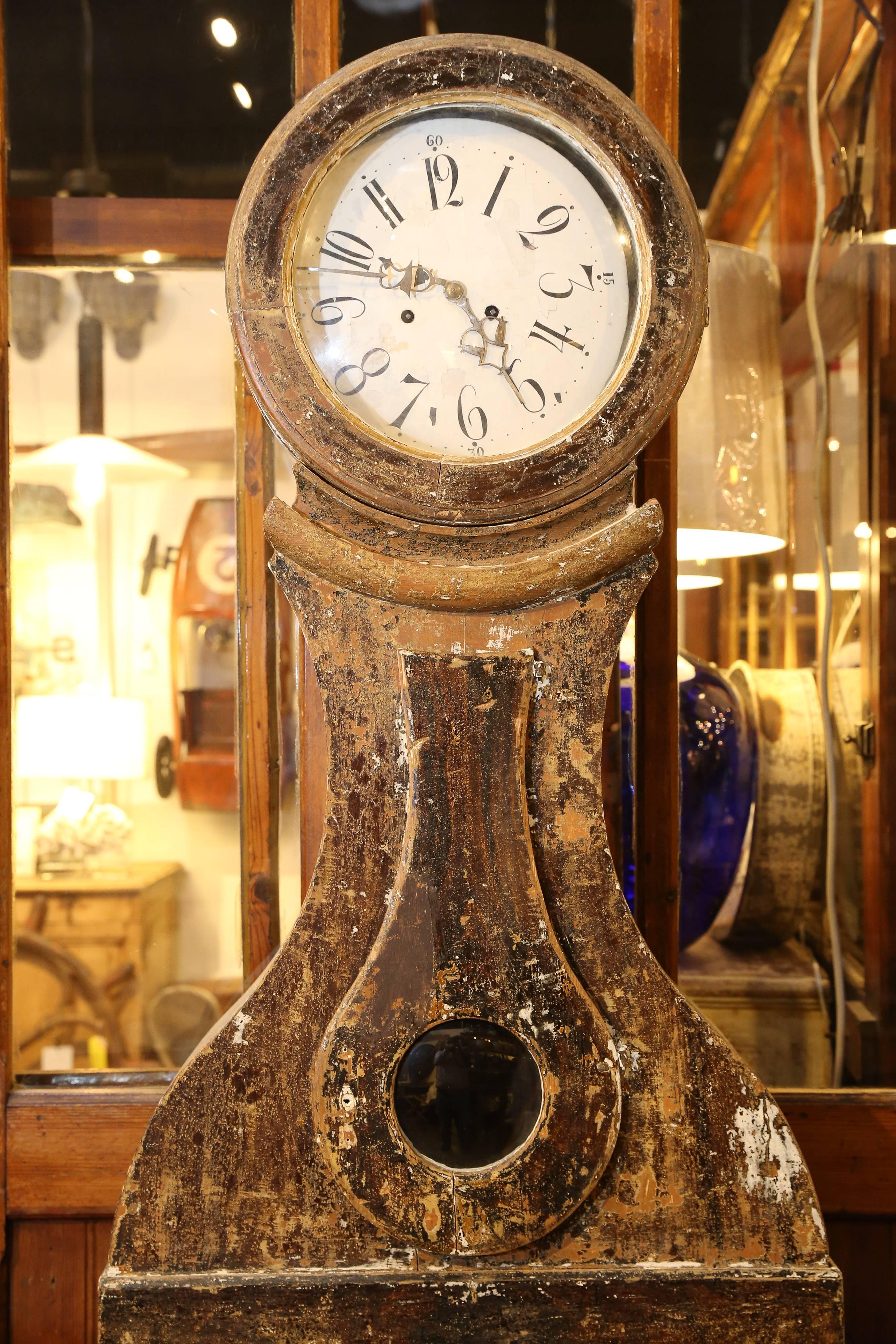 19th Century Swedish Mora Clock/Secretary Desk