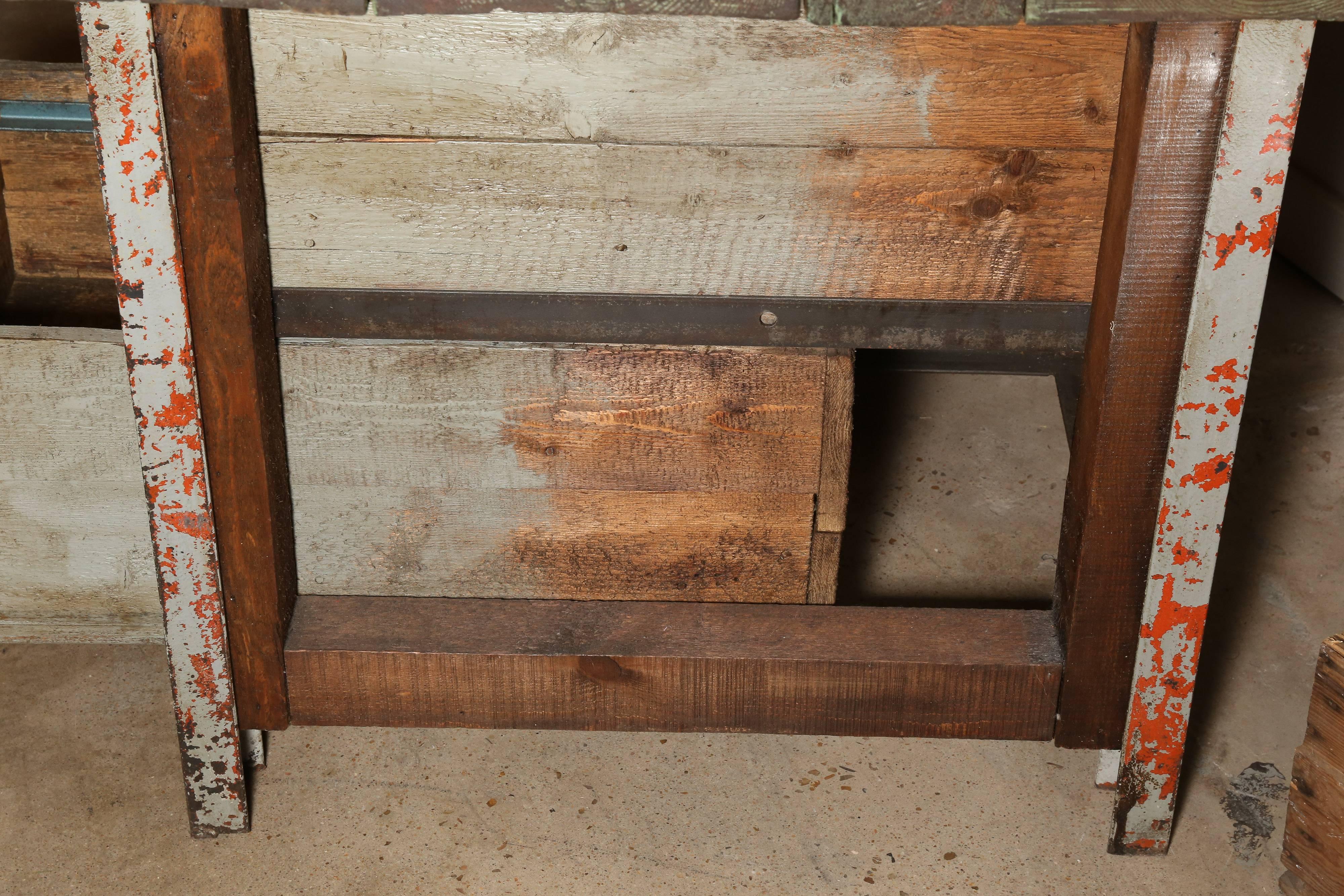 Rustic Work Table For Sale 2