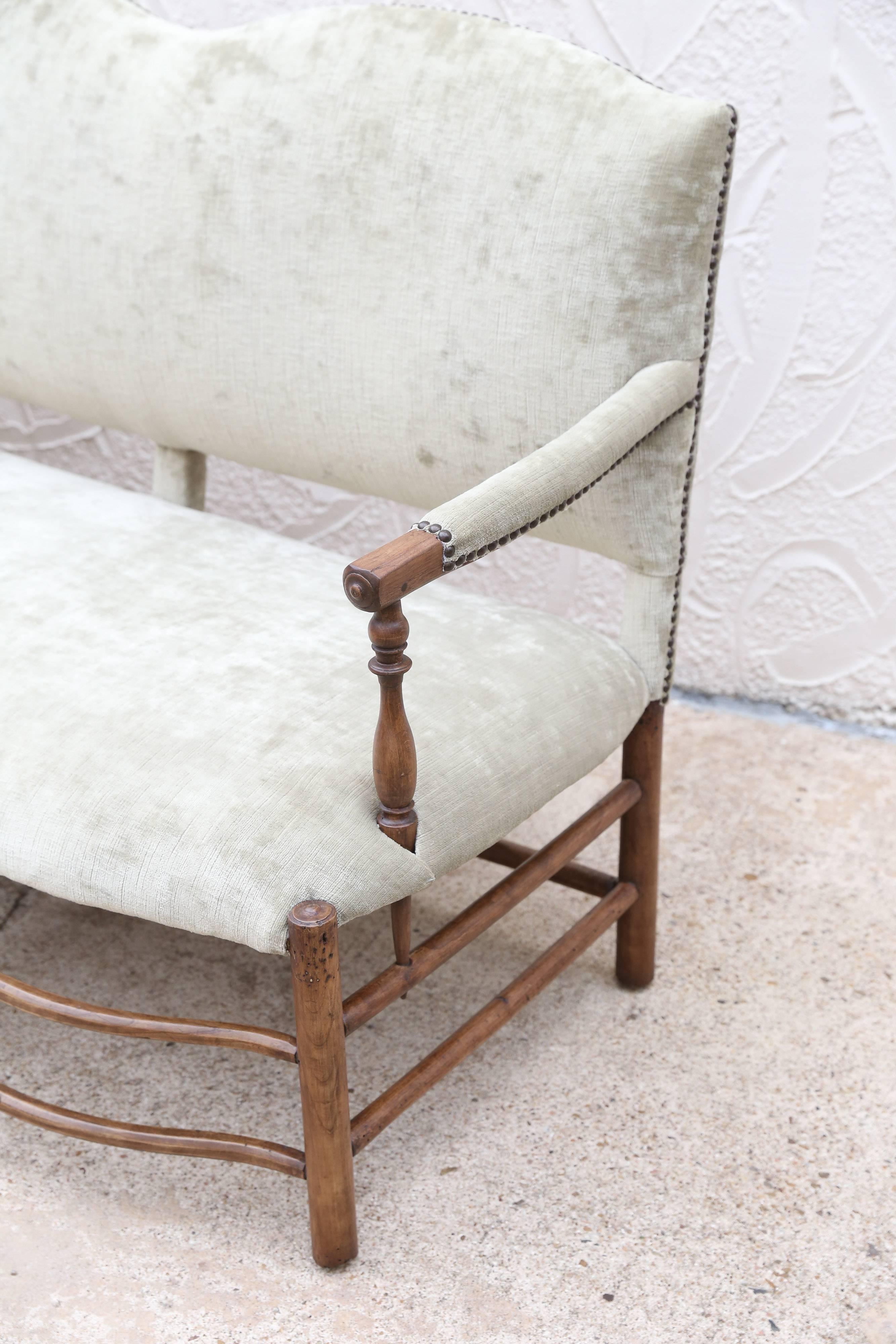 Early 20th Century Camelback French Settee