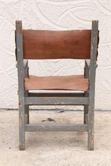 Pair of Painted Spanish Revival Chairs