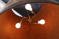 Hand-Painted French Vellum Pendant Light