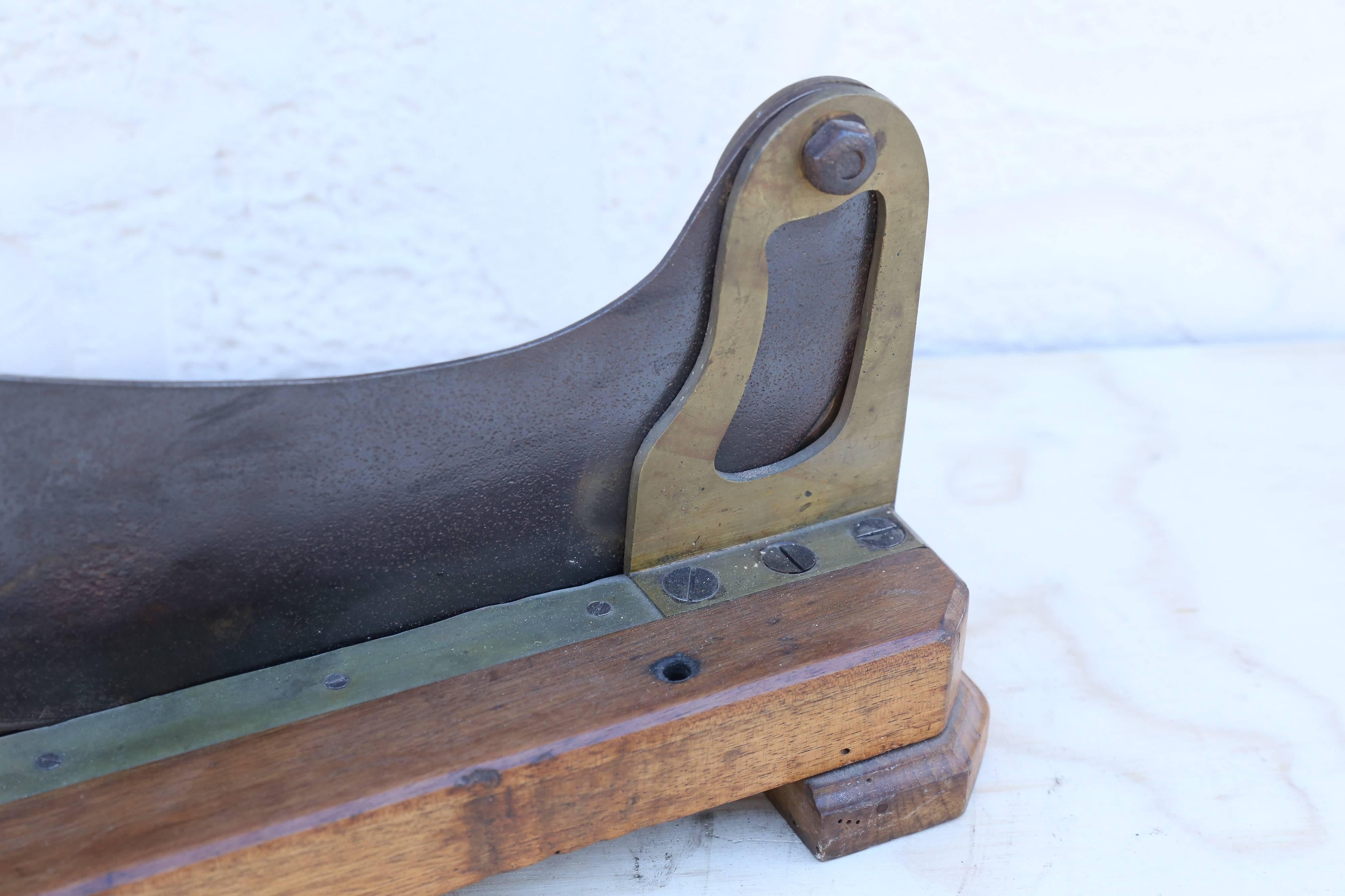 Brass Large French Bread Slicer