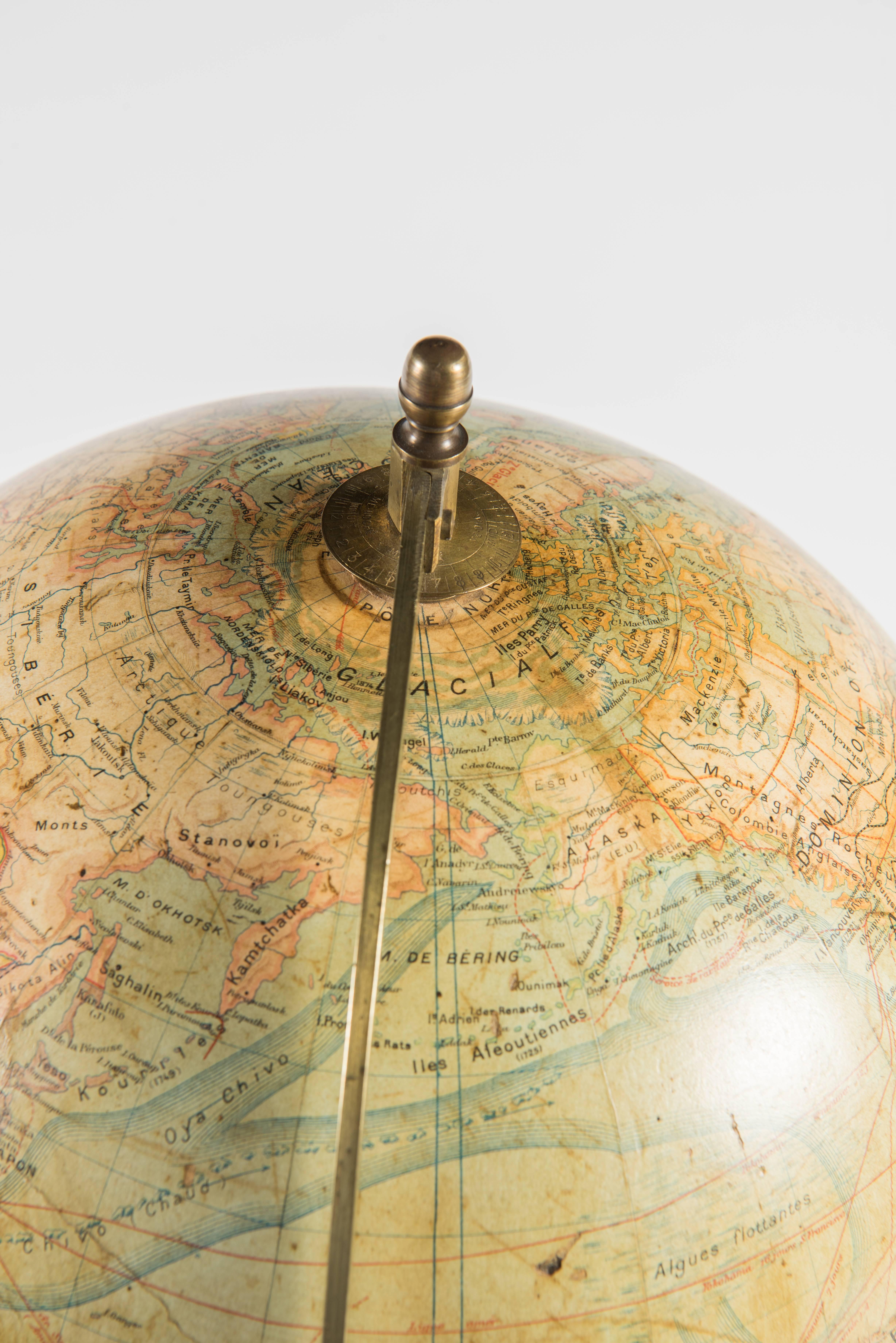 Antique Globe on Stand by J.Forest 2