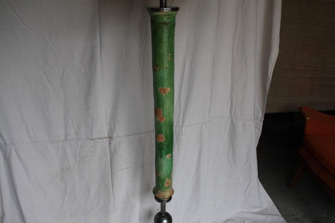 French Floor Lamp from Terracotta Downspout