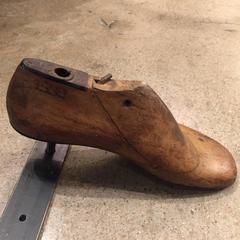 Hat Rack from Old Shoe Forms