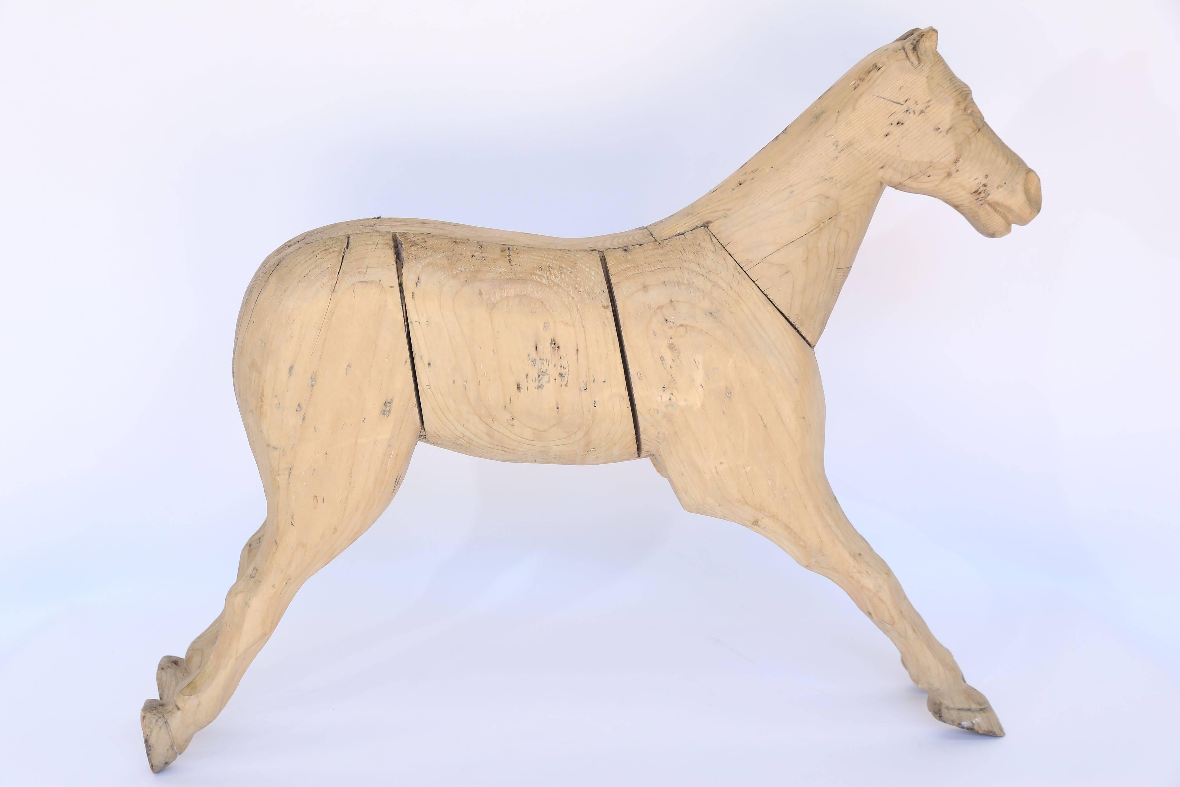 20th Century Antique Wooden Horse