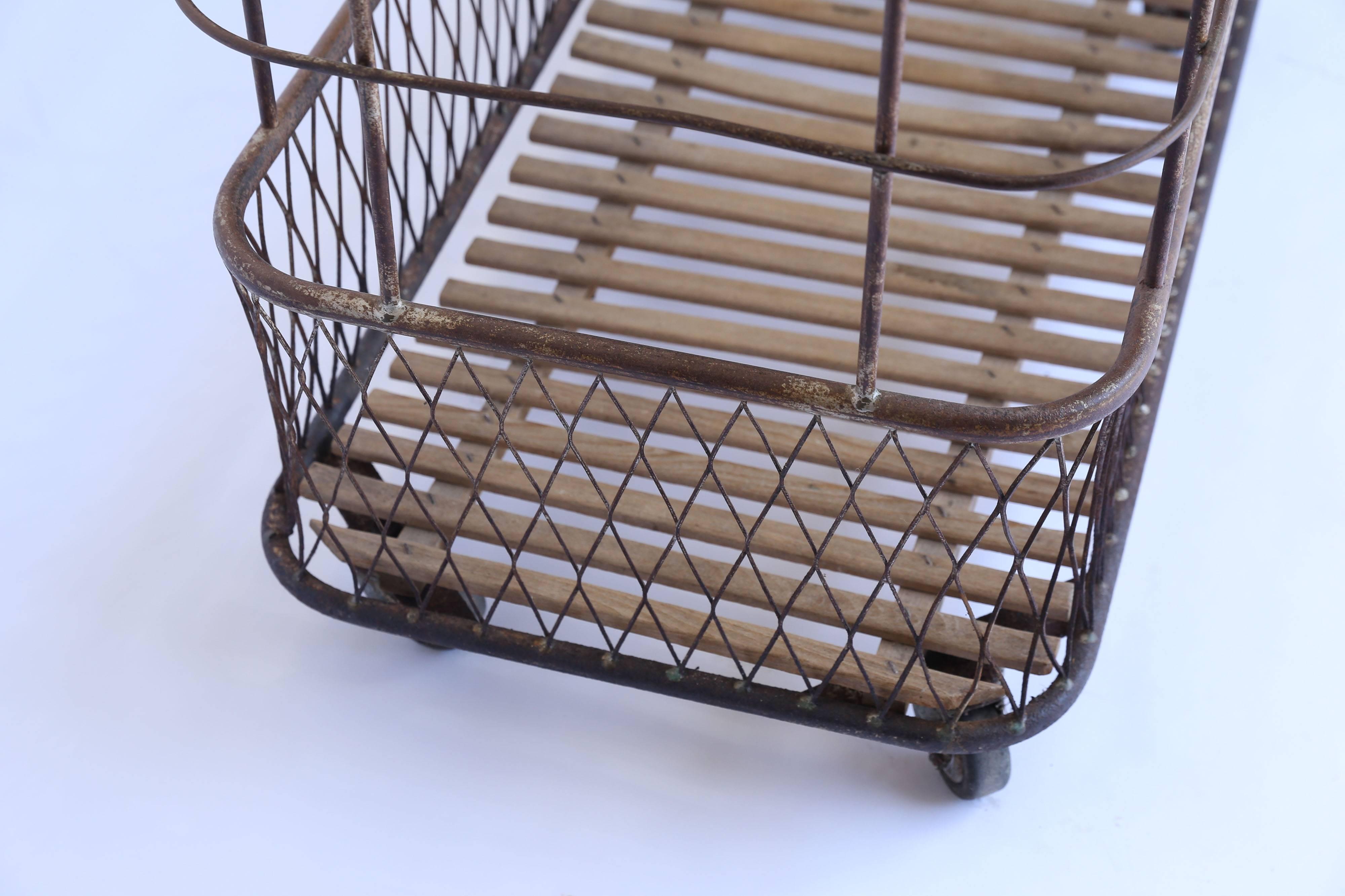 Industrial Linen Cart from France 3