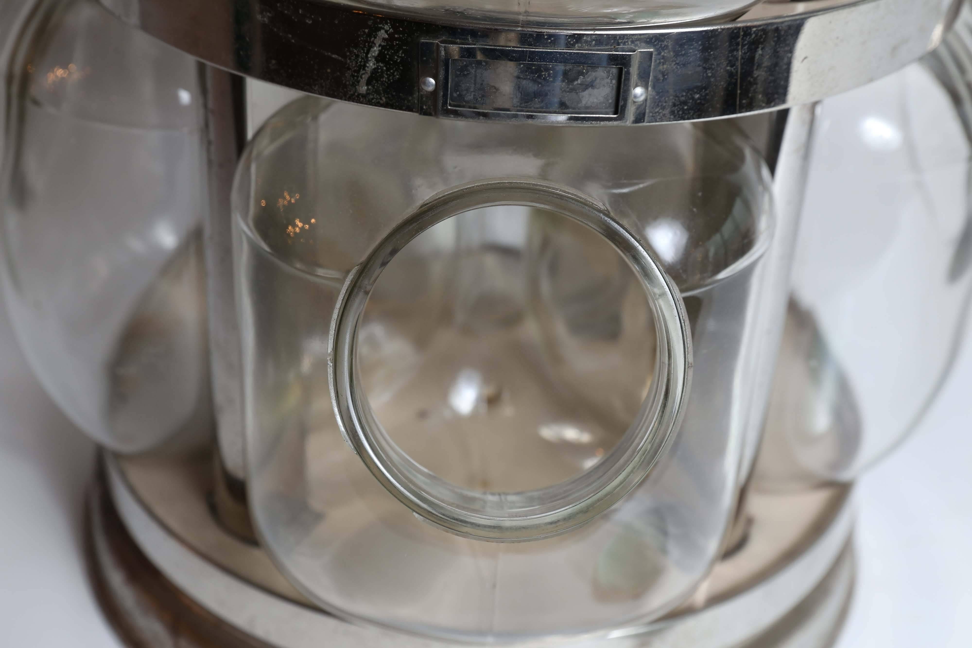 20th Century Mid-Century Revolving Candy Jar Display