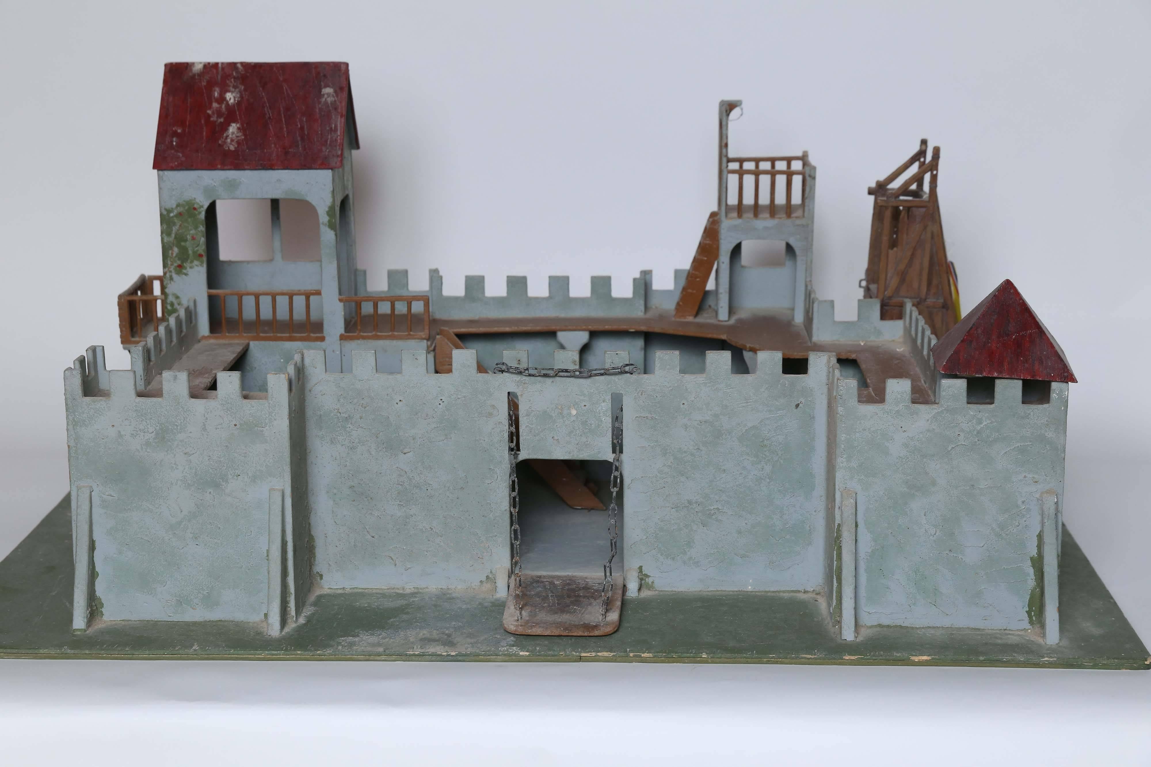 Elastolin Model of Medieval Fort 1