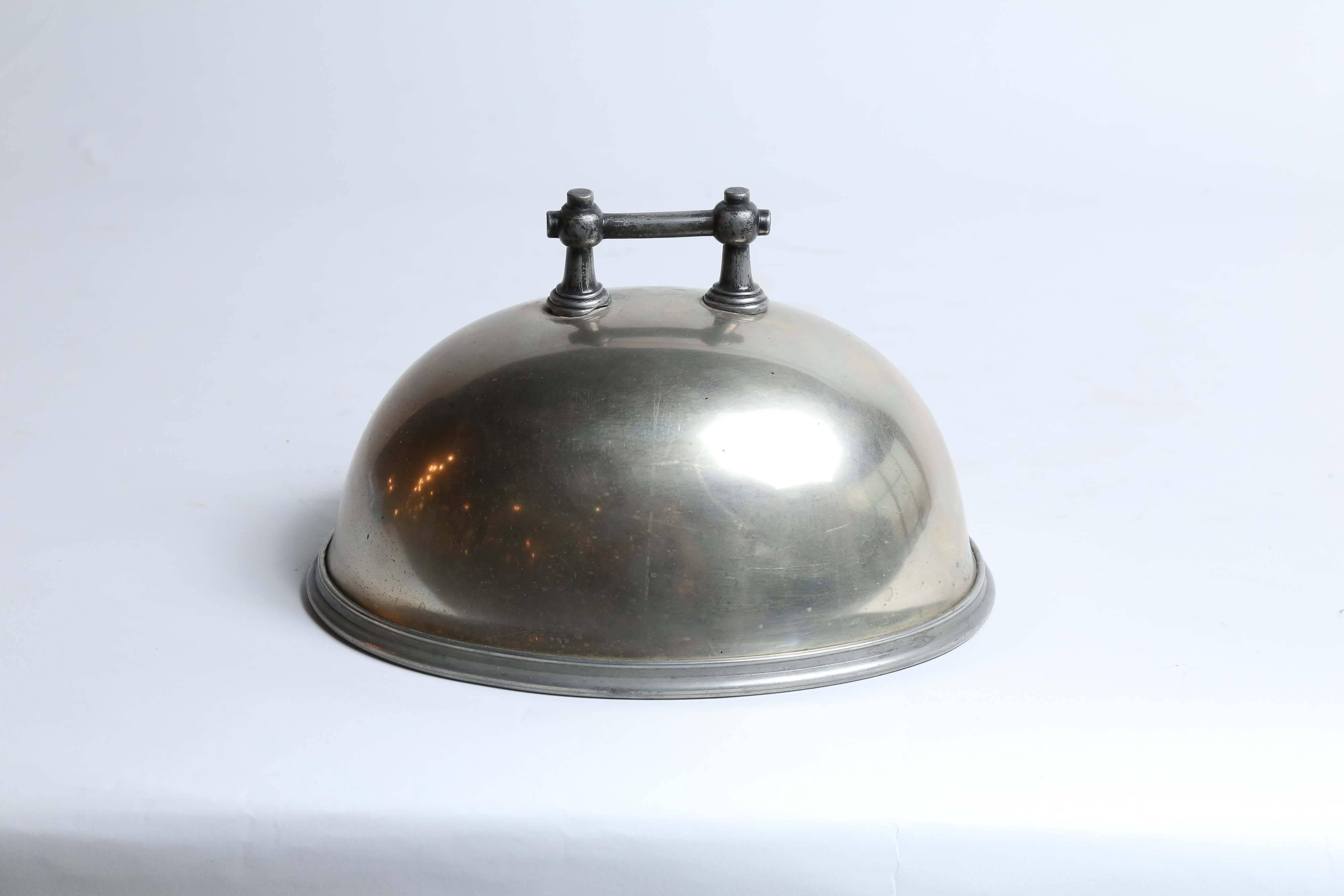 French Vintage Hotel Silver Food Dome