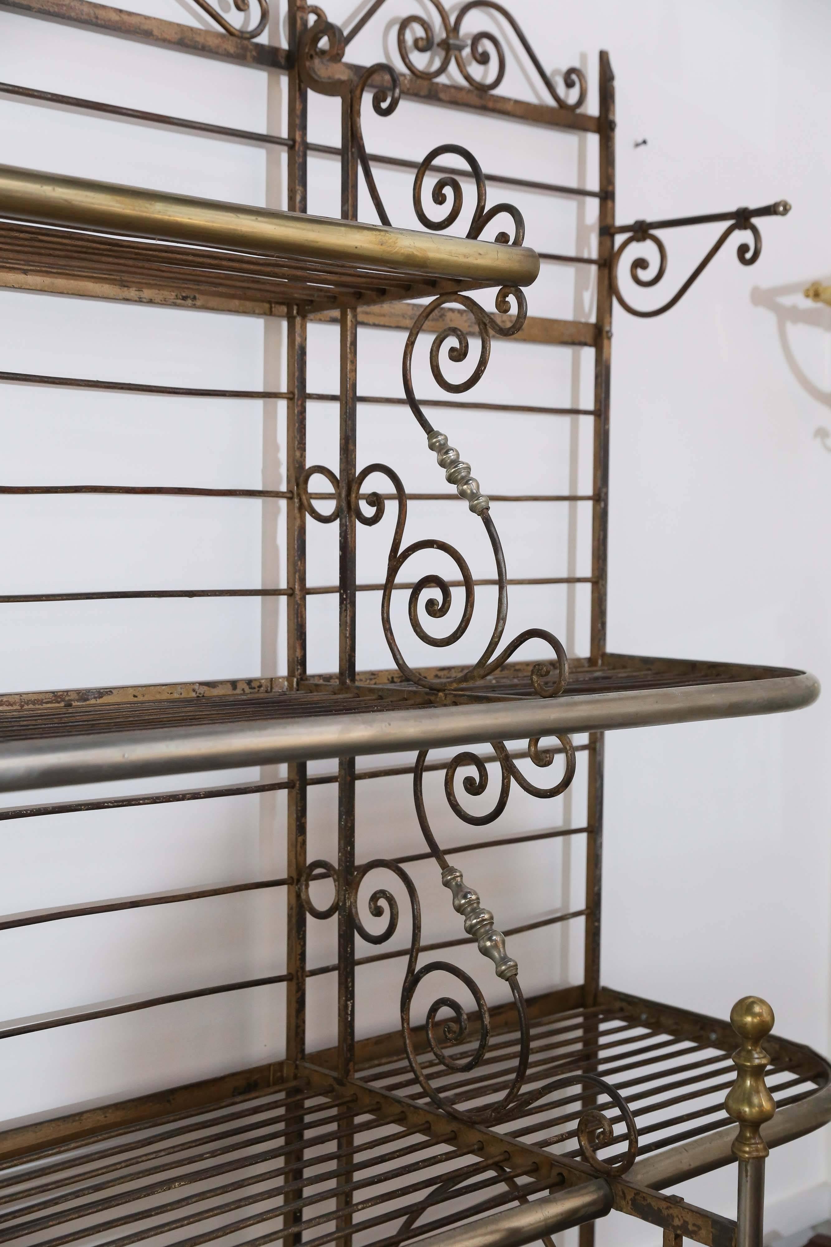 antique french bakers rack for sale