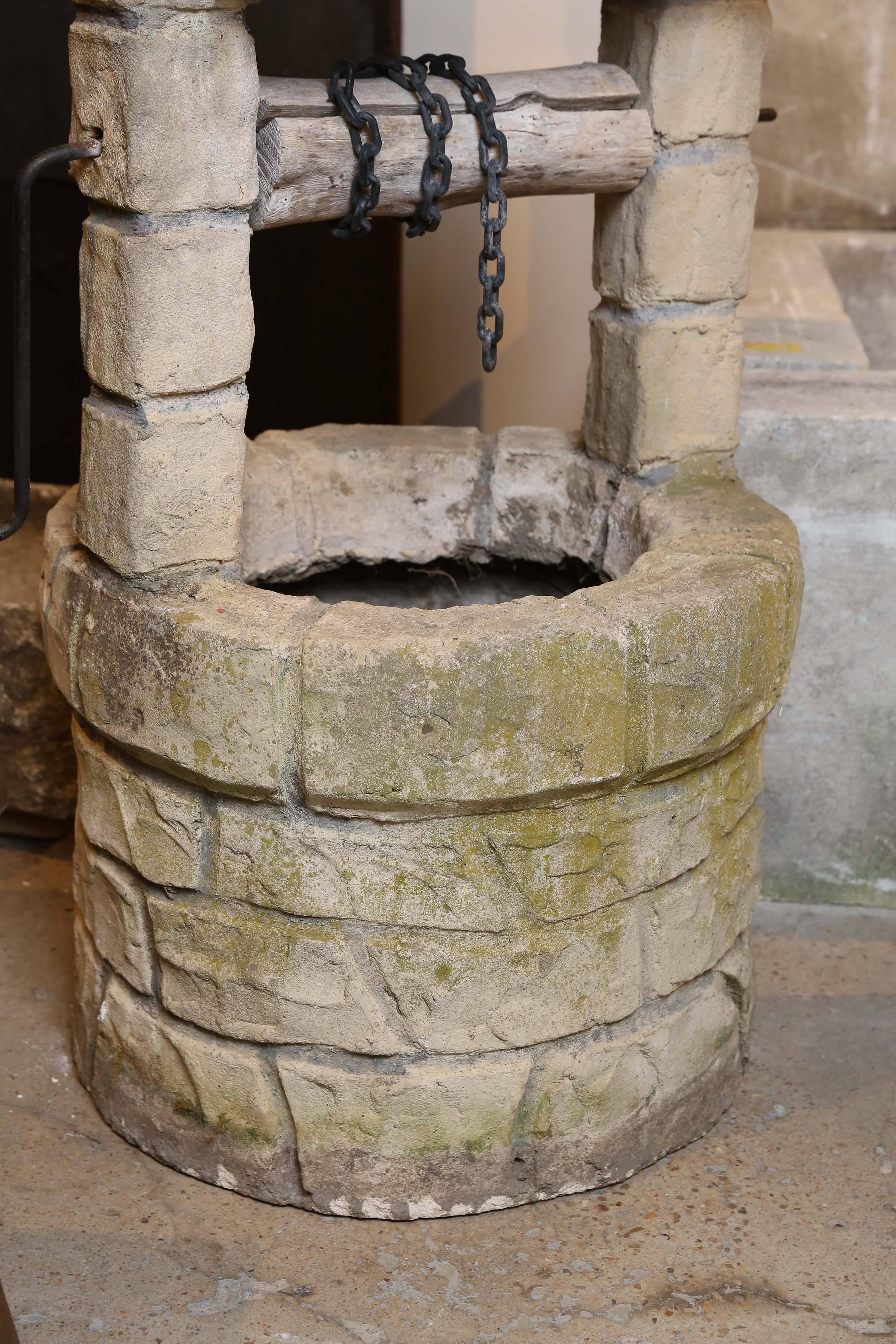 how to build a stone wishing well