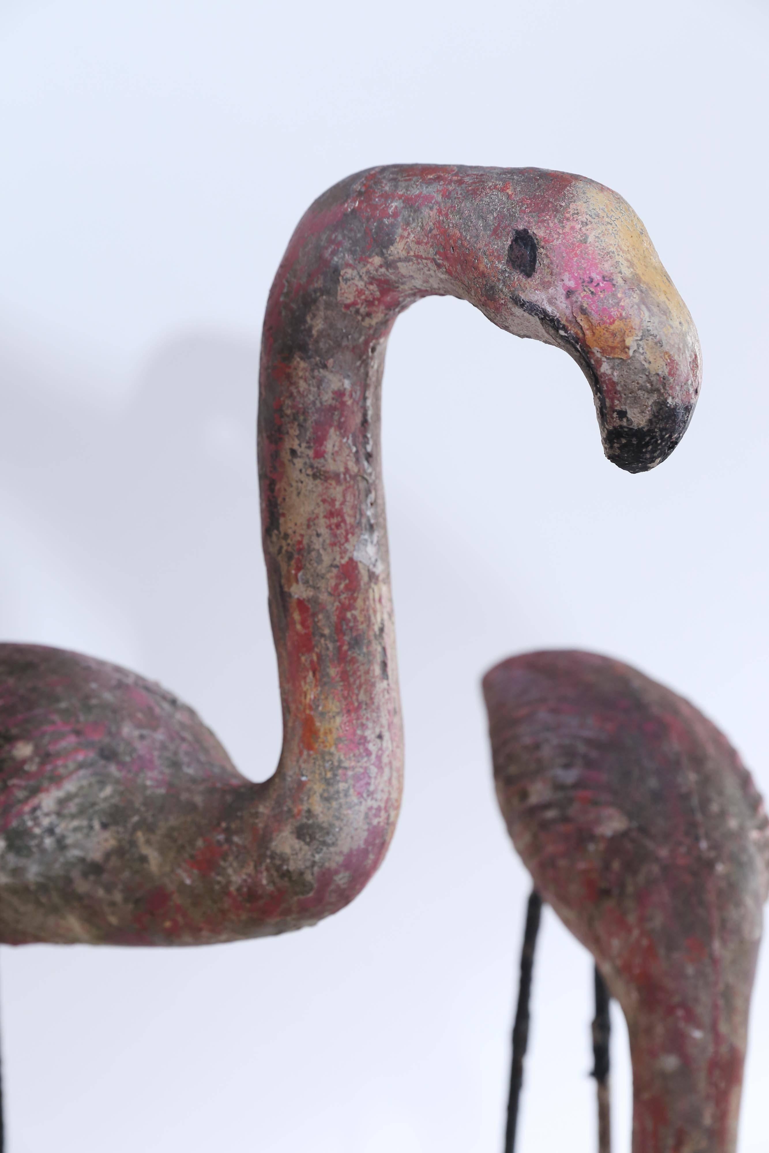 concrete flamingos for sale