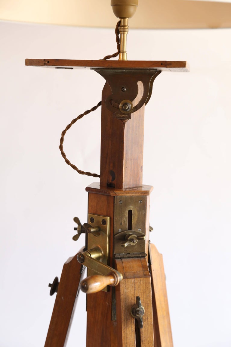 Table Lamp from Vintage Surveyor's Tripod at 1stDibs