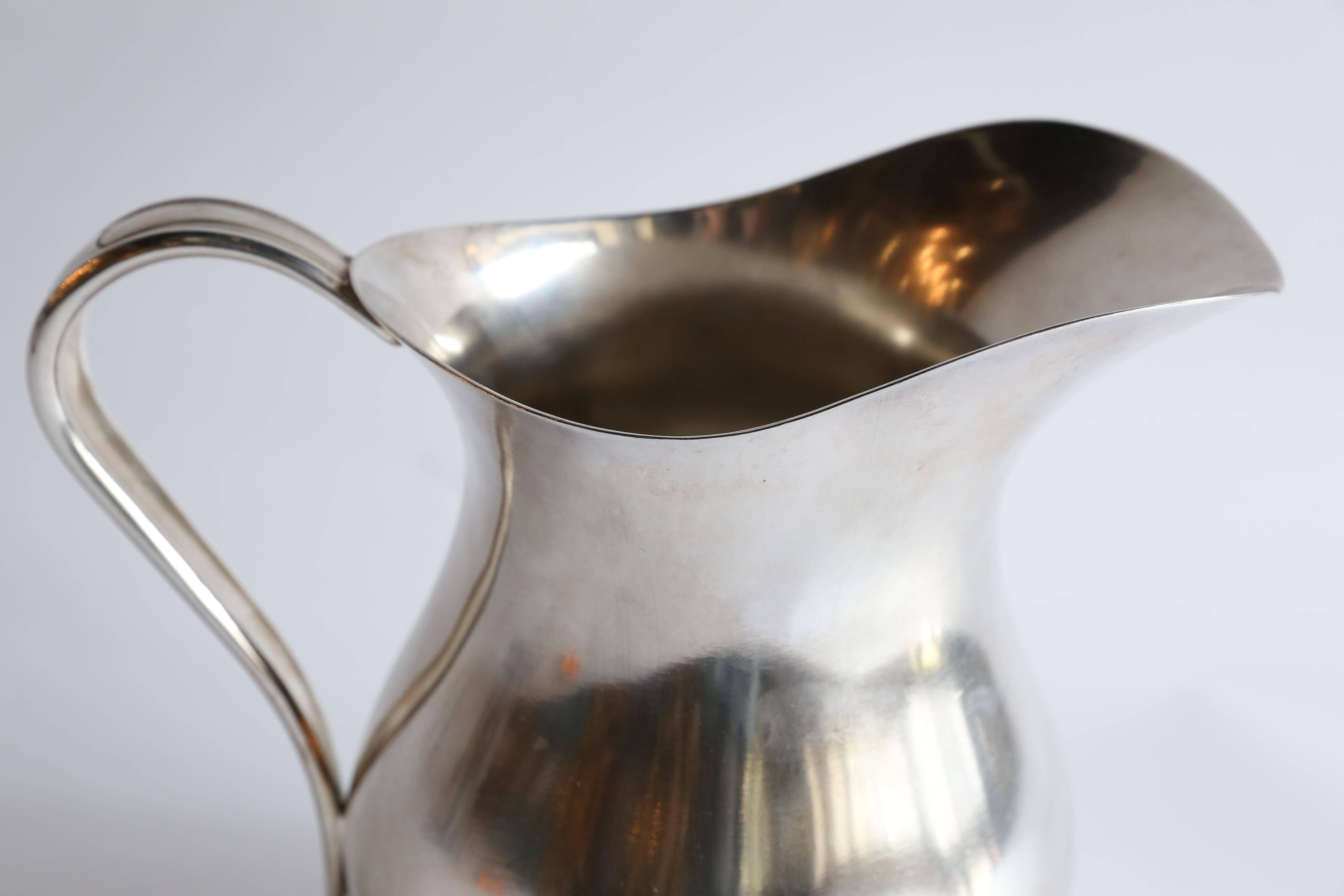 reed and barton silver pitcher