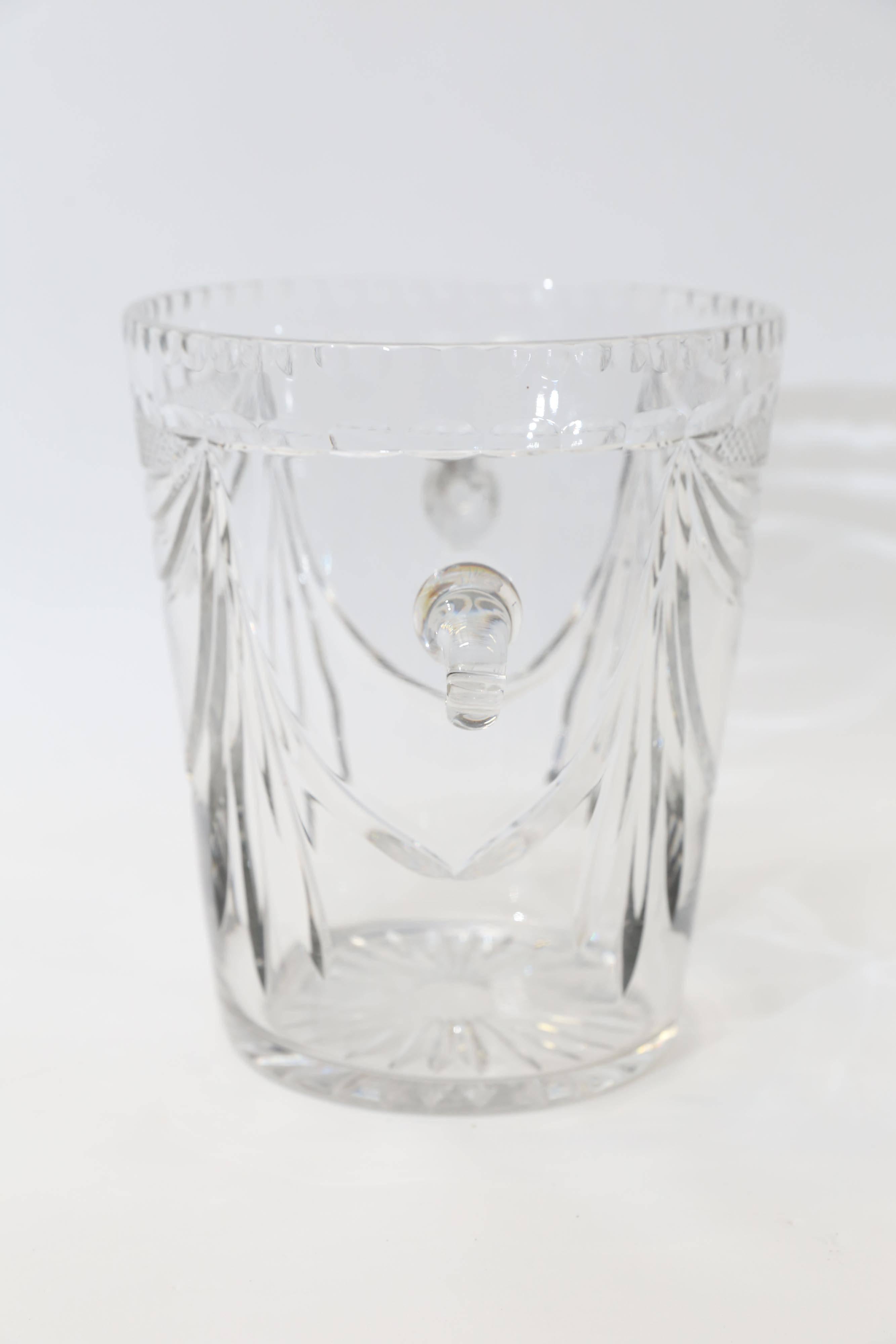 Crystal Champagne Bucket from France 1