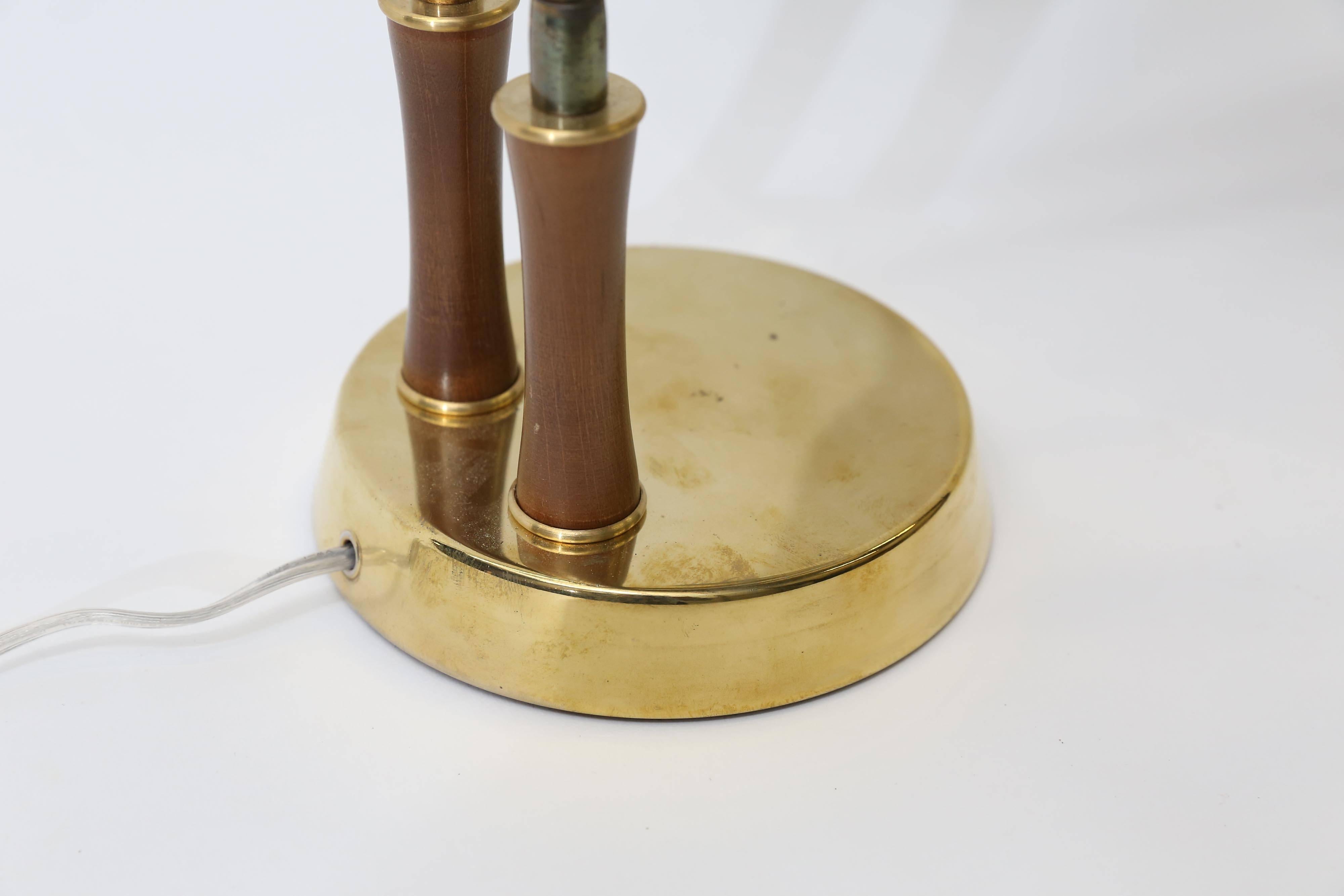 Mid-20th Century Midcentury Double Gooseneck Desk Lamp