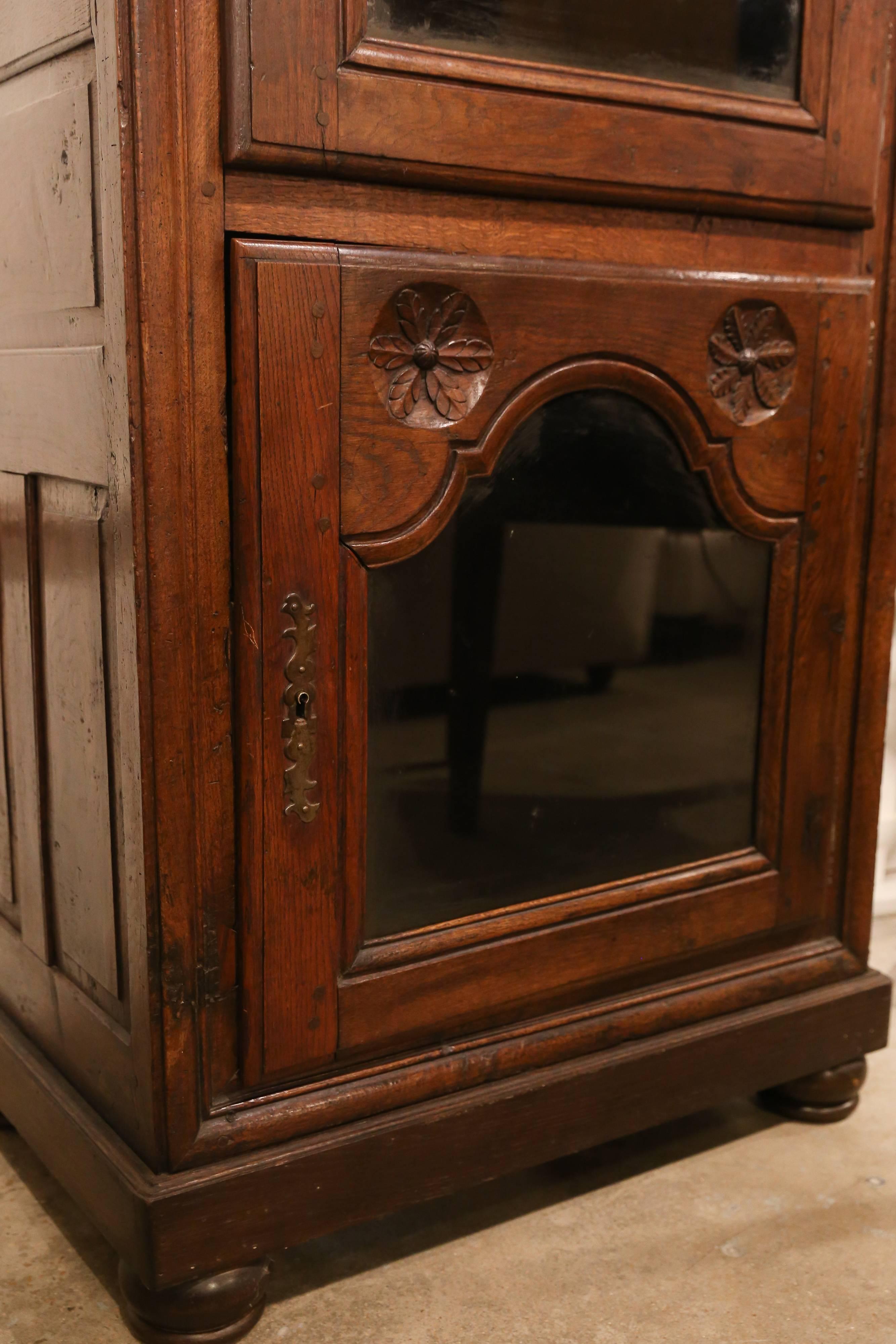French Glass Front Cabinet 1
