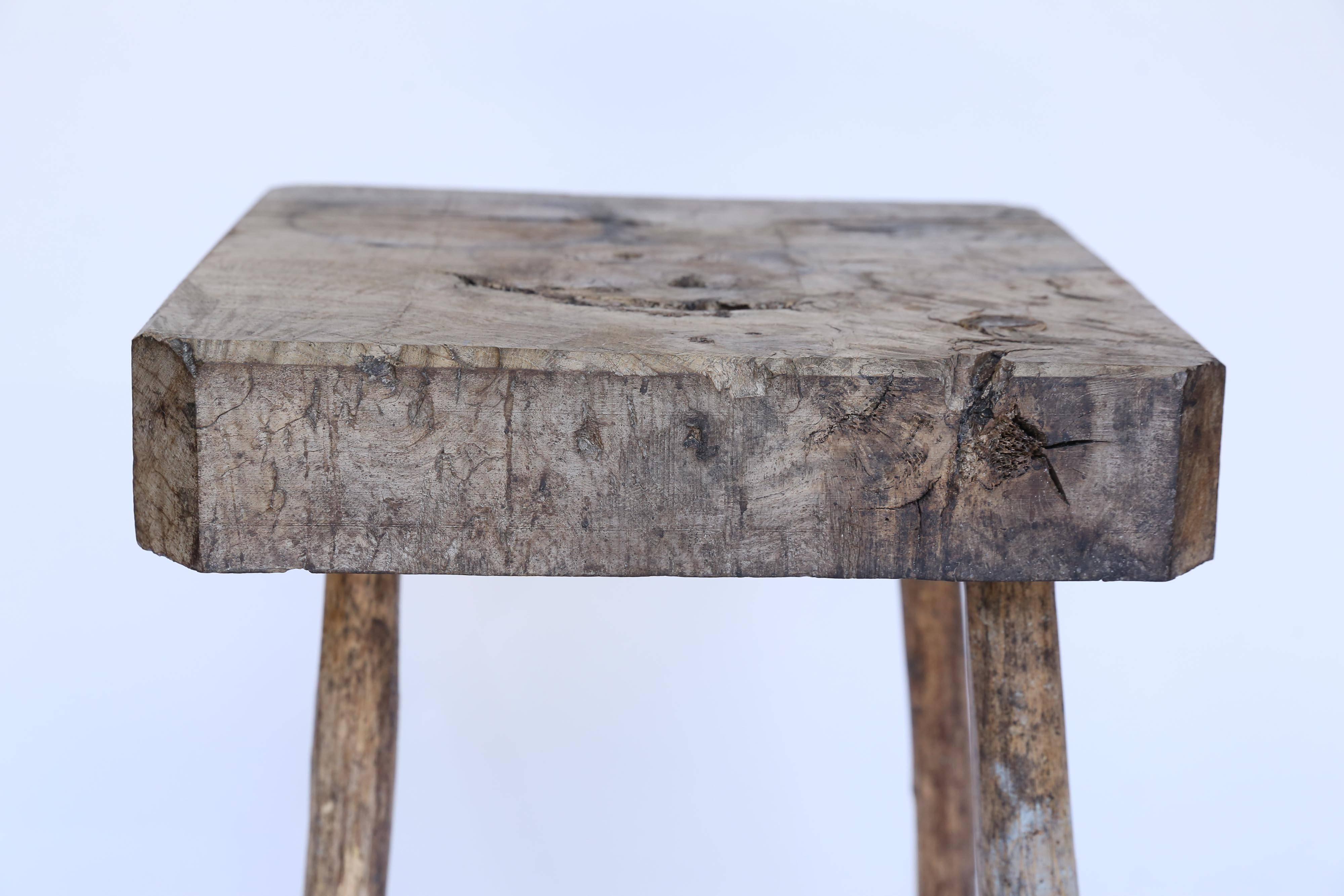 Rustic Three-Legged Table from France 2