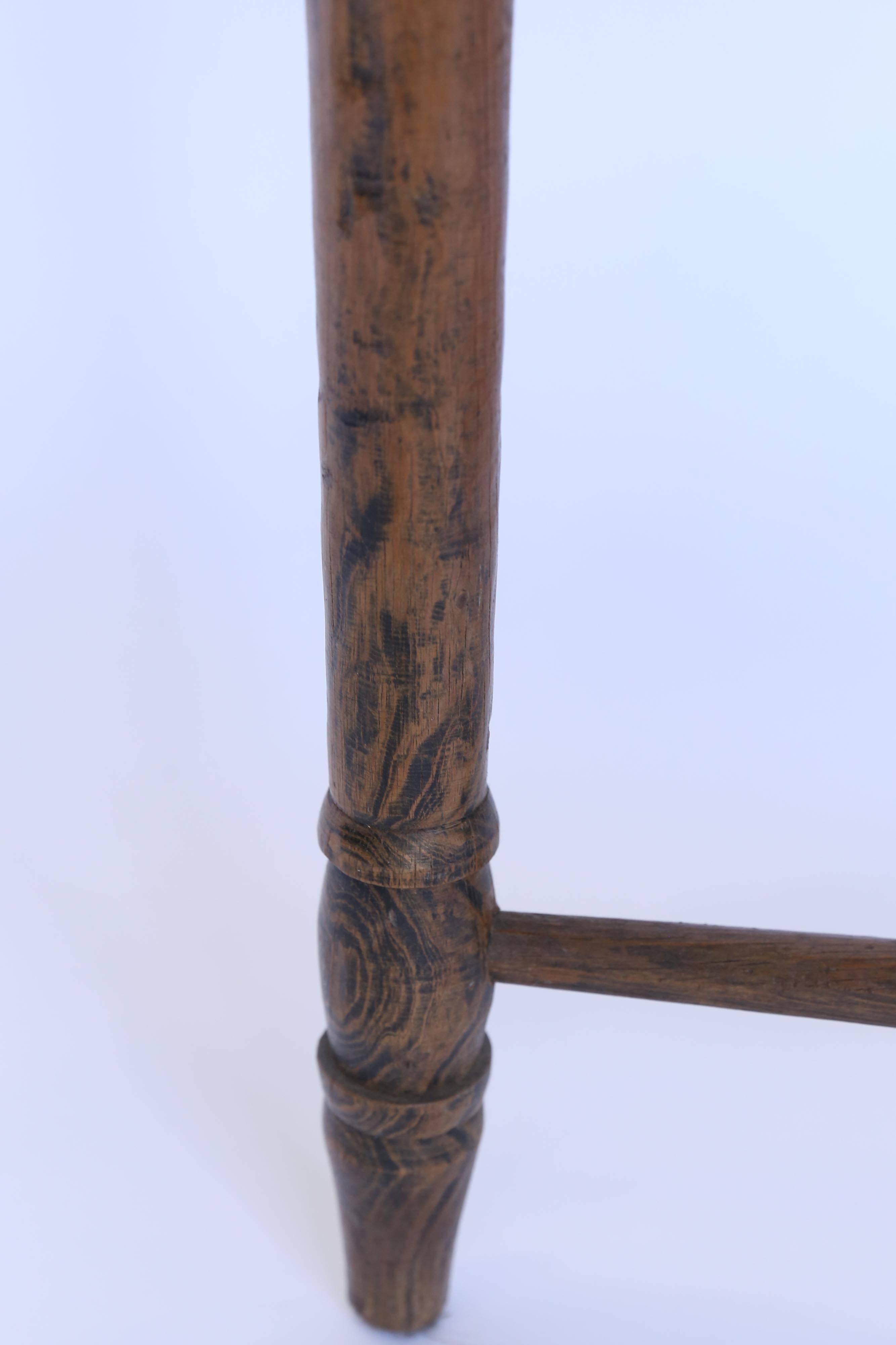 Rustic Walnut Side Table 1