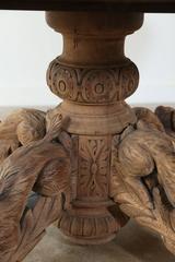 Late 19th Century Oak Antique French Hunt Table - French Renaissance Period