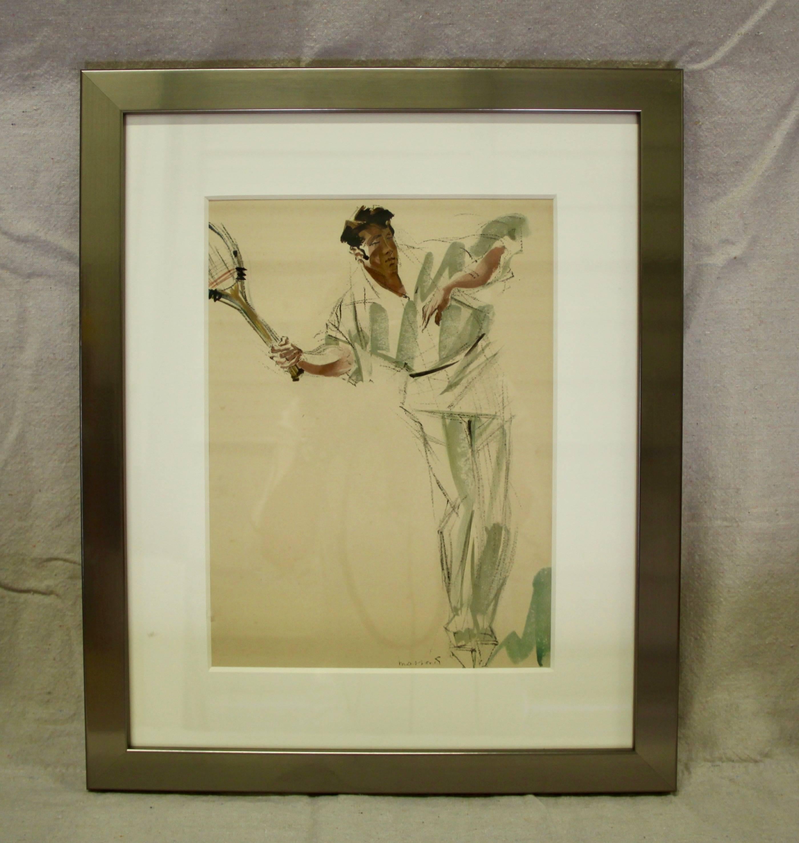 Belgian Signed Lithographs by Armand Massonet