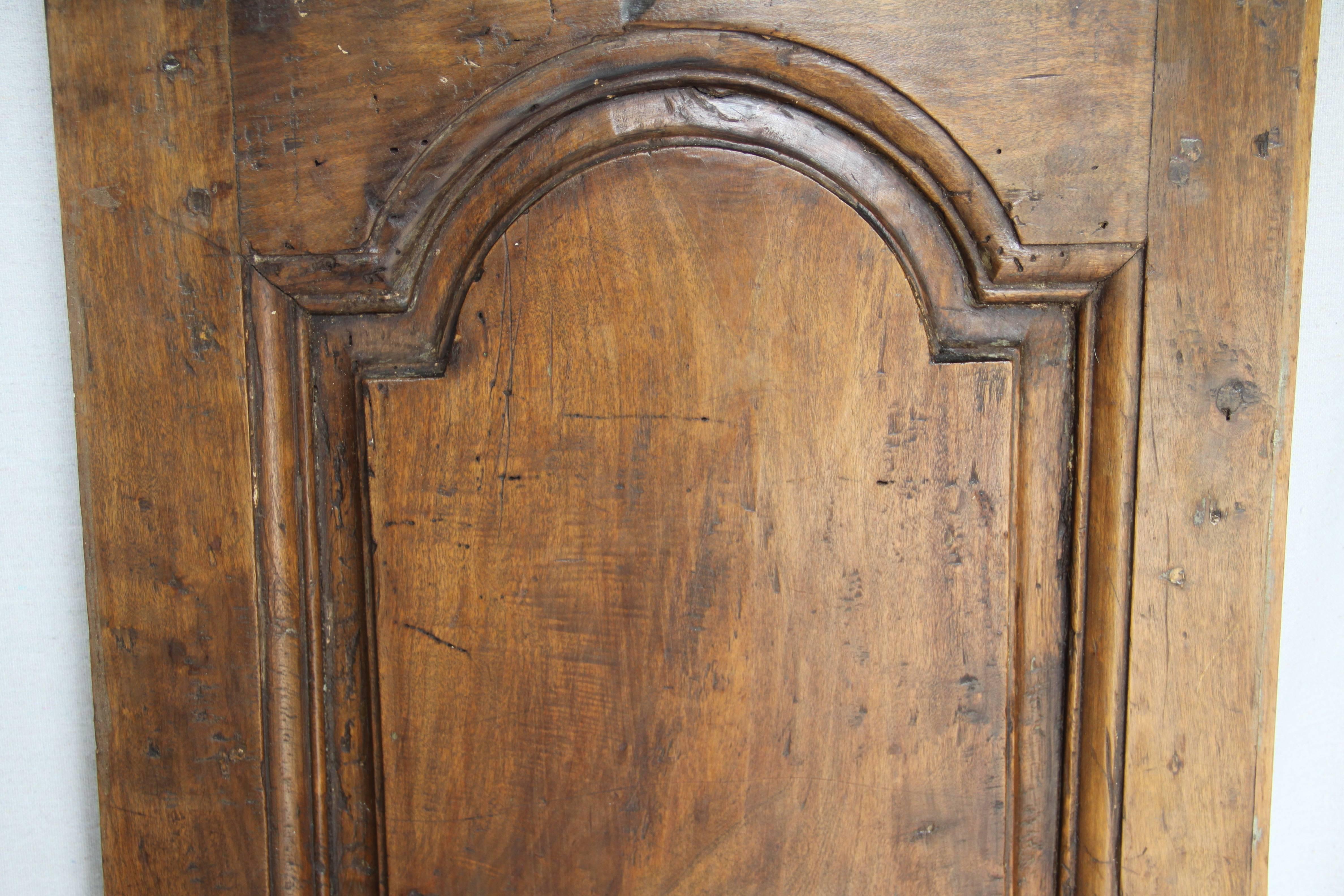 French Pair of Louis XIV Walnut Doors