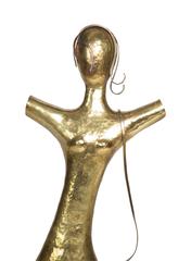 Franz Hagenauer Brass Sculpture of a Nude Lady, circa 1930