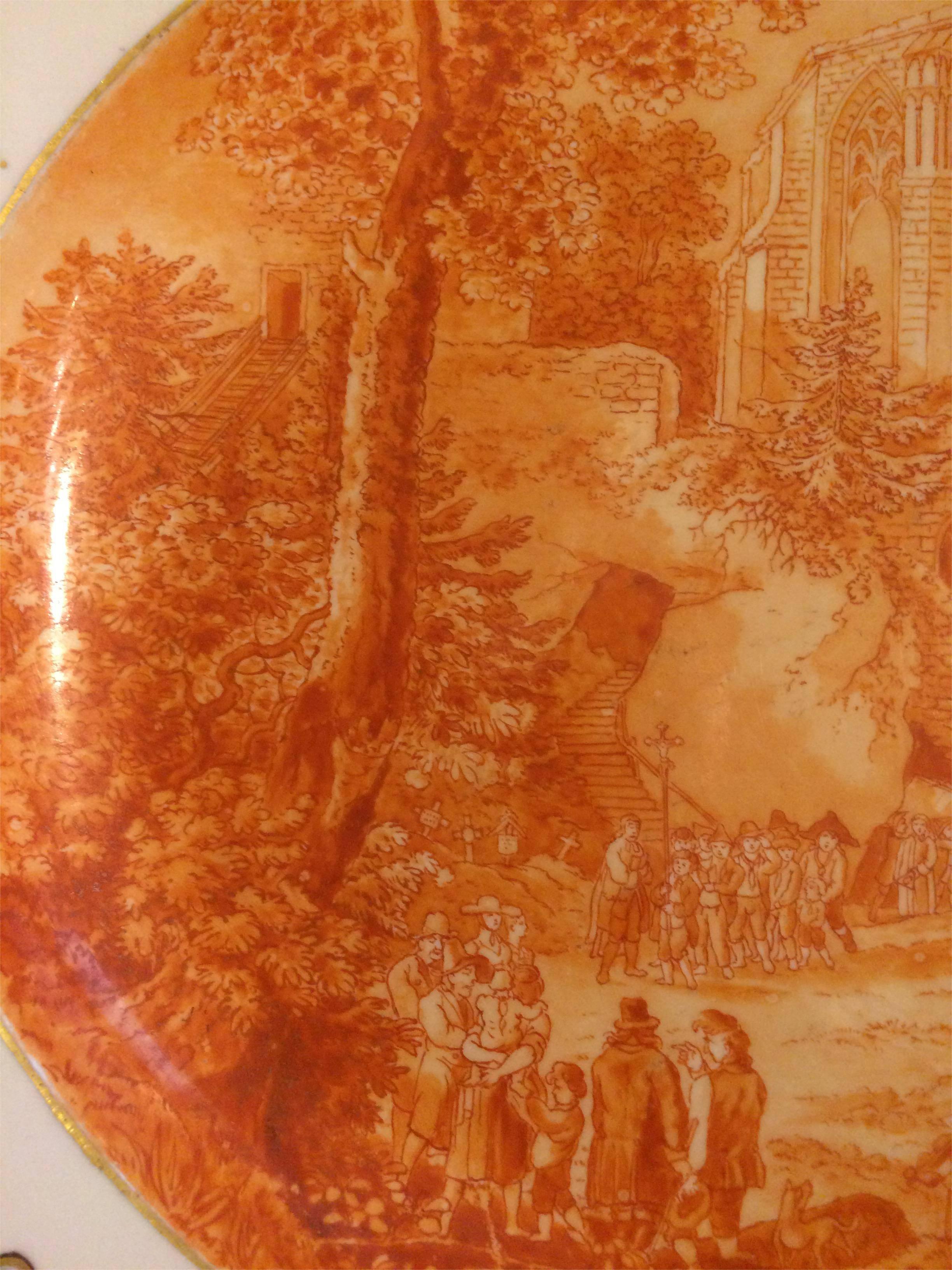 Empire Large Meissen Plate, Marcolini Period, 1774-1815 For Sale